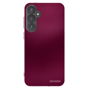 Picasee husă transparentă din silicon pentru Samsung Galaxy S23 FE S711B - Velvet Bordeaux