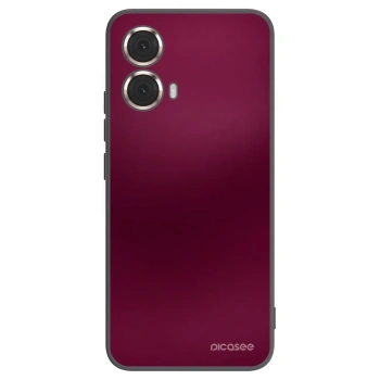 Picasee husă neagră din silicon pentru Motorola Moto G85 - Velvet Bordeaux
