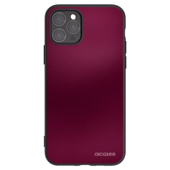 Picasee husă neagră din silicon pentru Apple iPhone 11 Pro - Velvet Bordeaux