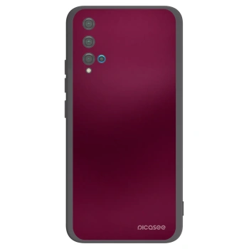 Picasee husă neagră din silicon pentru Huawei Nova 5T - Velvet Bordeaux