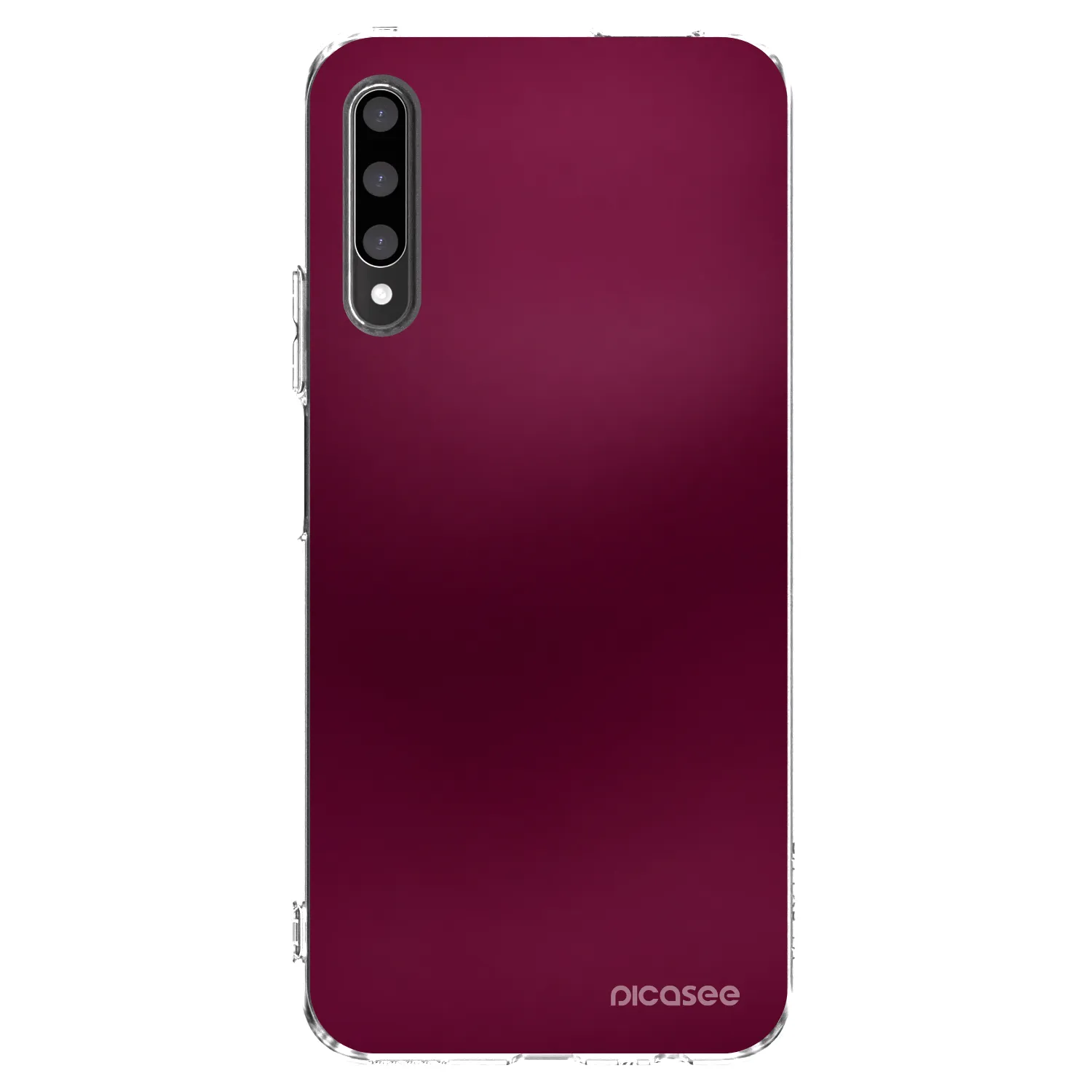 Picasee husă transparentă din silicon pentru Honor 9X Pro - Velvet Bordeaux