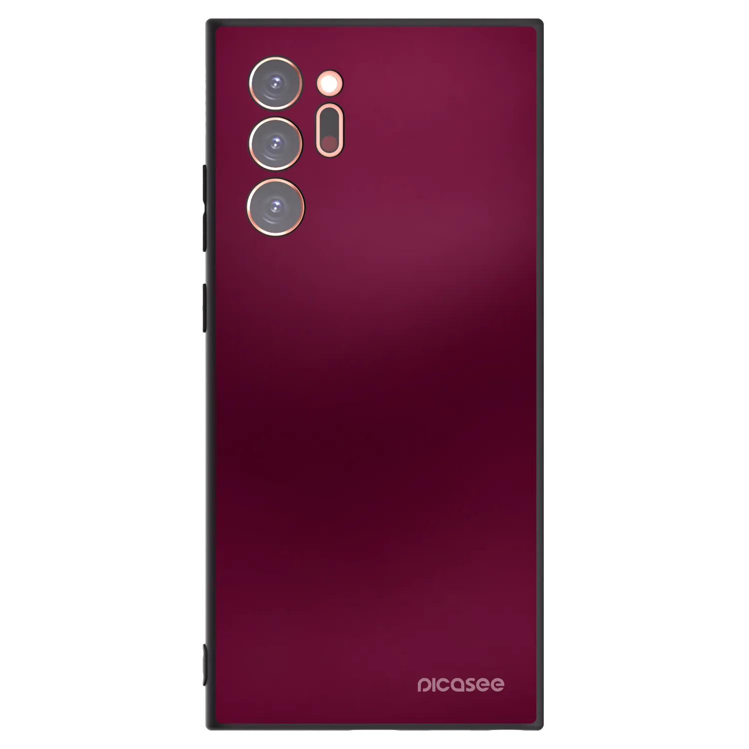 Picasee husă neagră din silicon pentru Samsung Galaxy Note 20 Ultra - Velvet Bordeaux