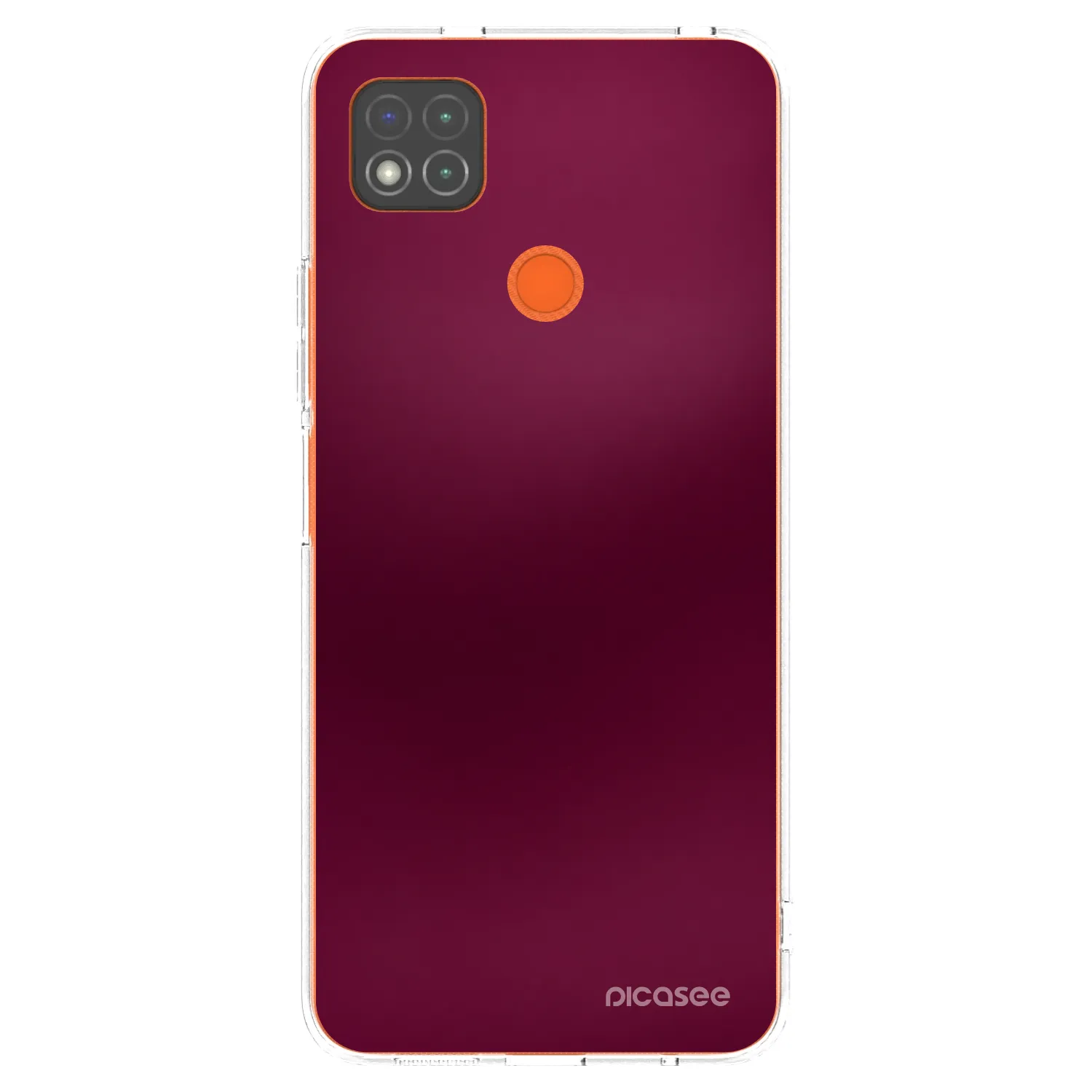 Picasee husă transparentă din silicon pentru Xiaomi Redmi 9C - Velvet Bordeaux