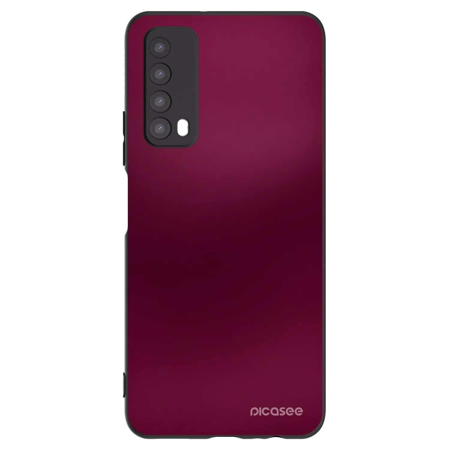 Picasee husă neagră din silicon pentru Huawei P Smart 2021 - Velvet Bordeaux