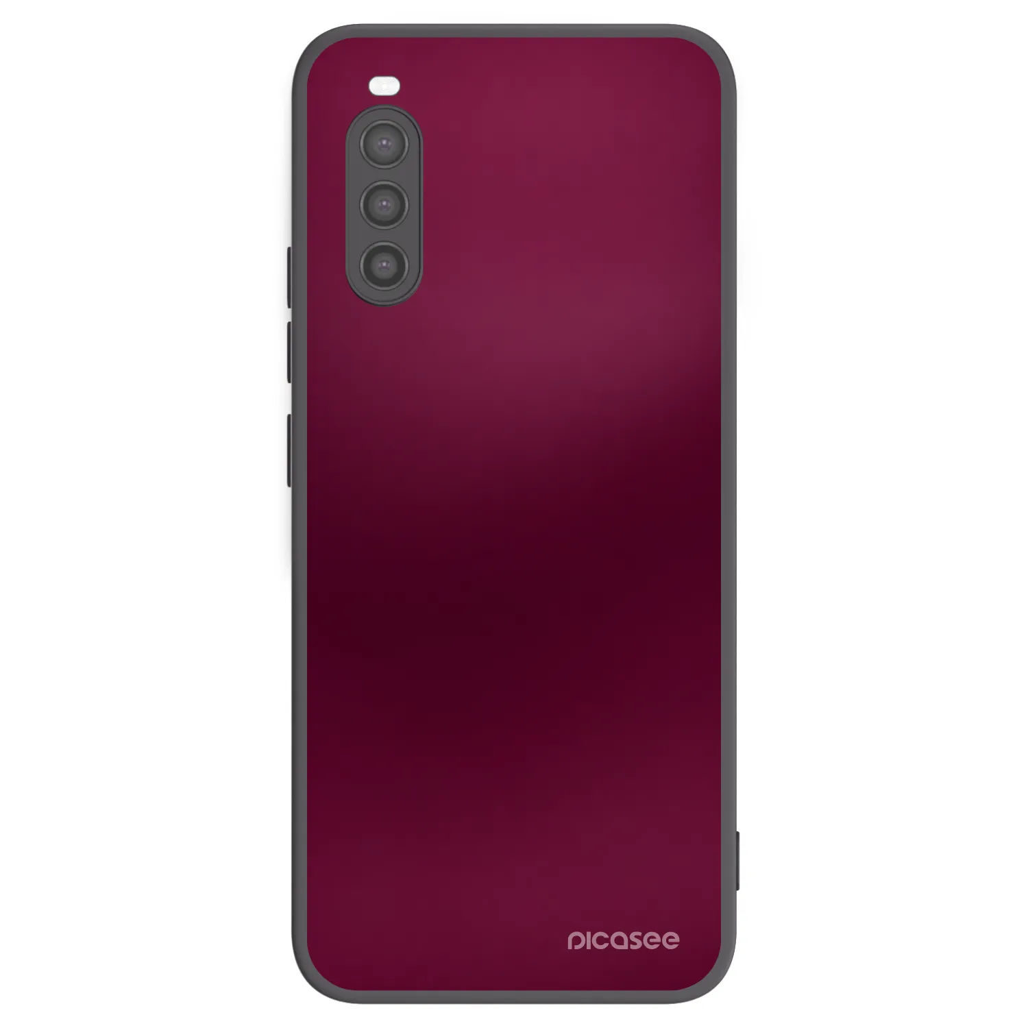 Picasee husă neagră din silicon pentru Sony Xperia 10 II - Velvet Bordeaux