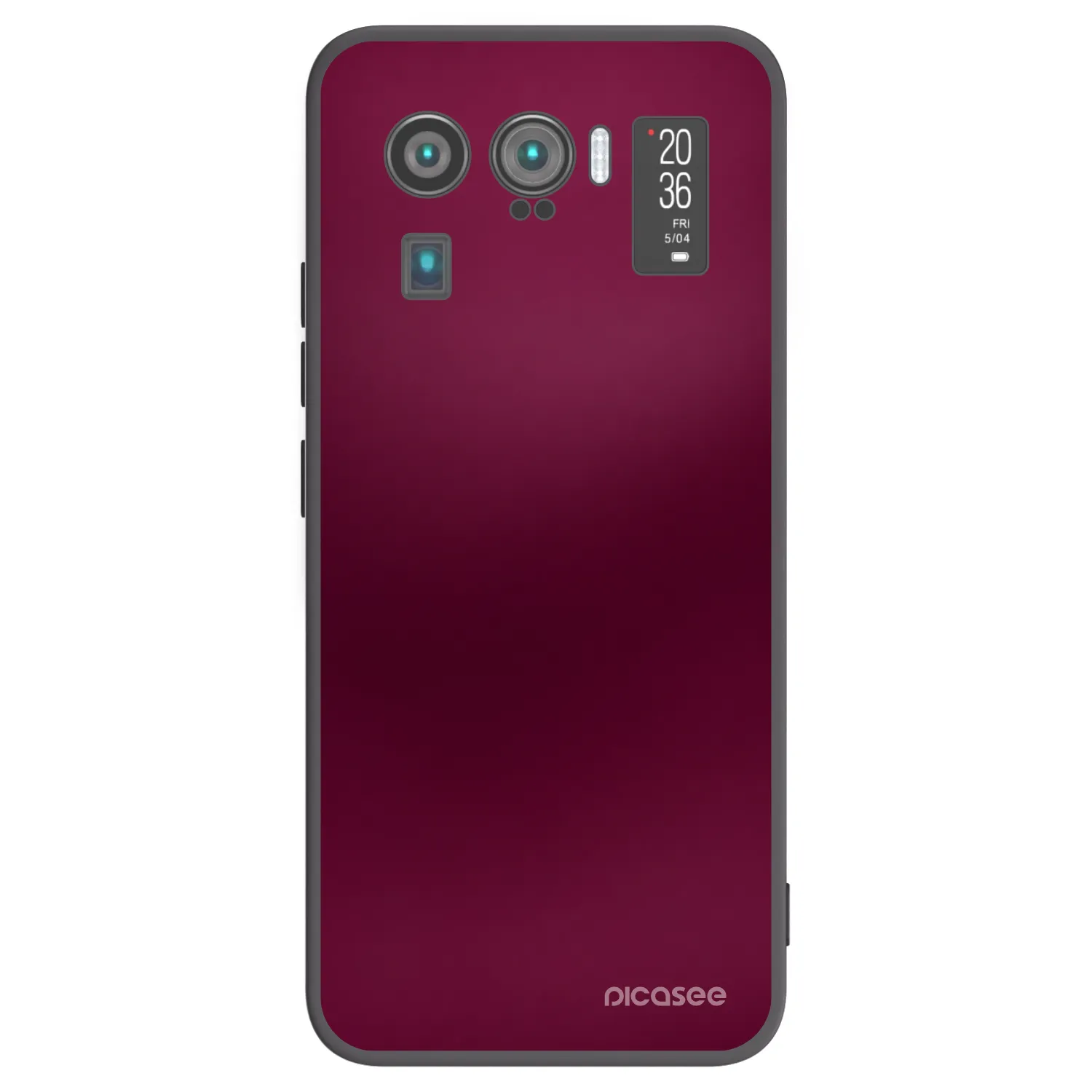 Picasee husă neagră din silicon pentru Xiaomi Mi 11 Ultra - Velvet Bordeaux