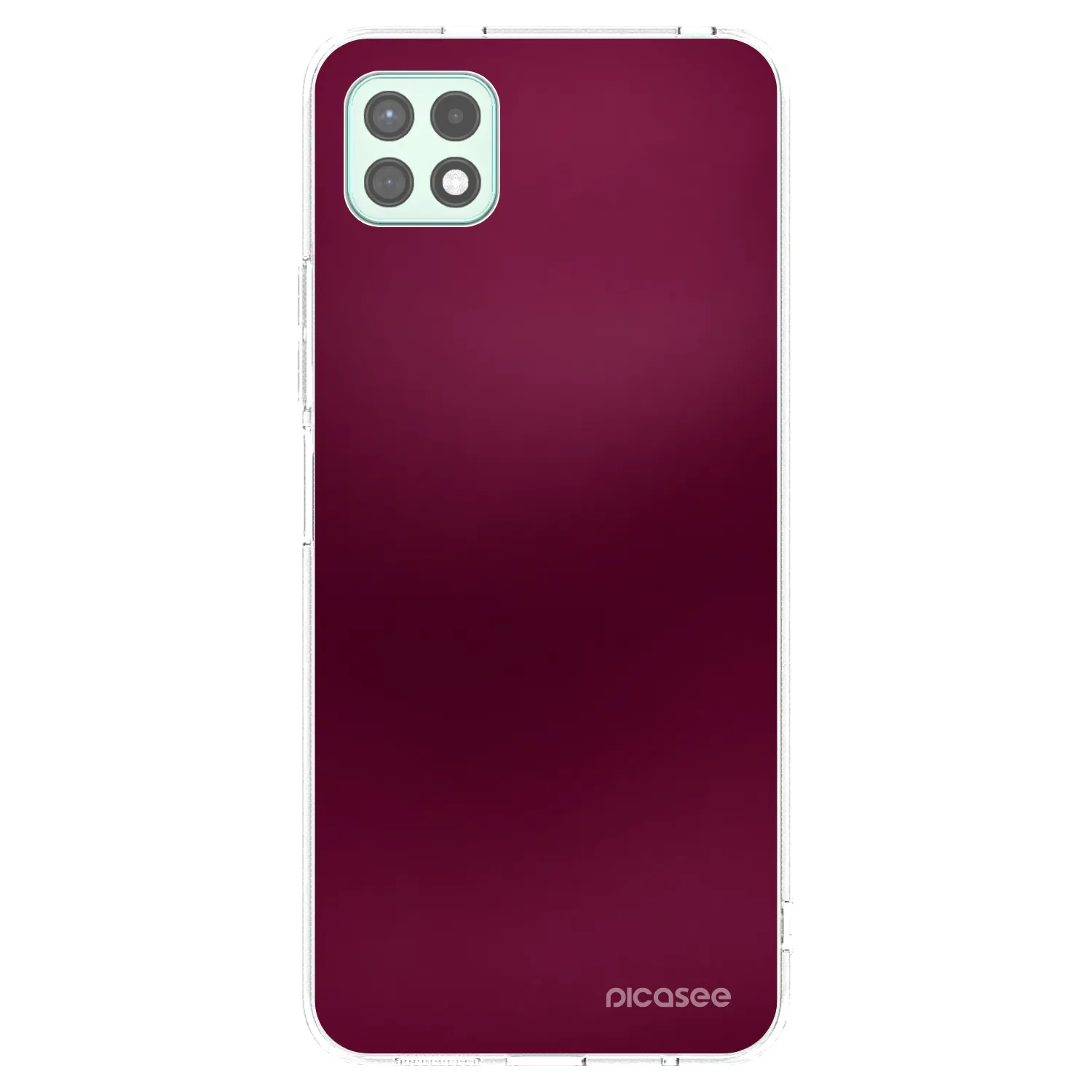 Picasee husă transparentă din silicon pentru Samsung Galaxy A22 A226B 5G - Velvet Bordeaux