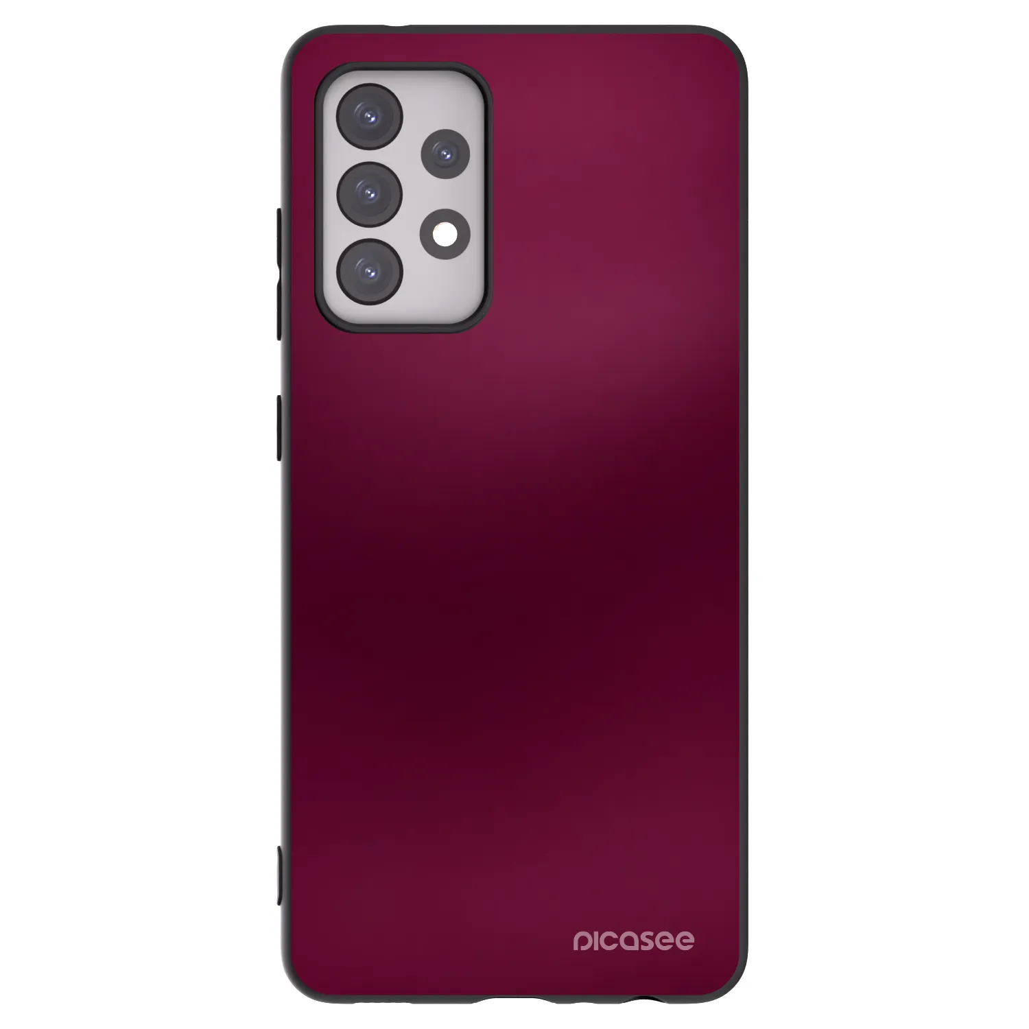 Picasee husă neagră din silicon pentru Samsung Galaxy A52s 5G A528B - Velvet Bordeaux
