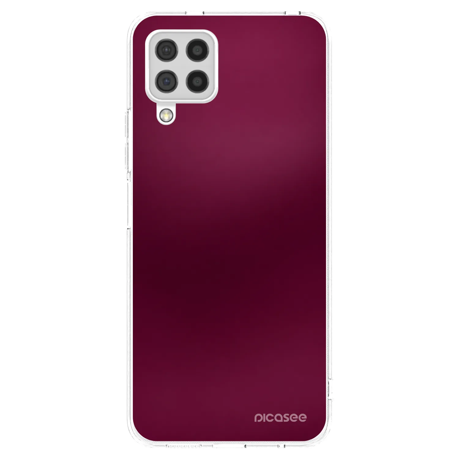 Picasee husă transparentă din silicon pentru Samsung Galaxy A22 A225F 4G - Velvet Bordeaux