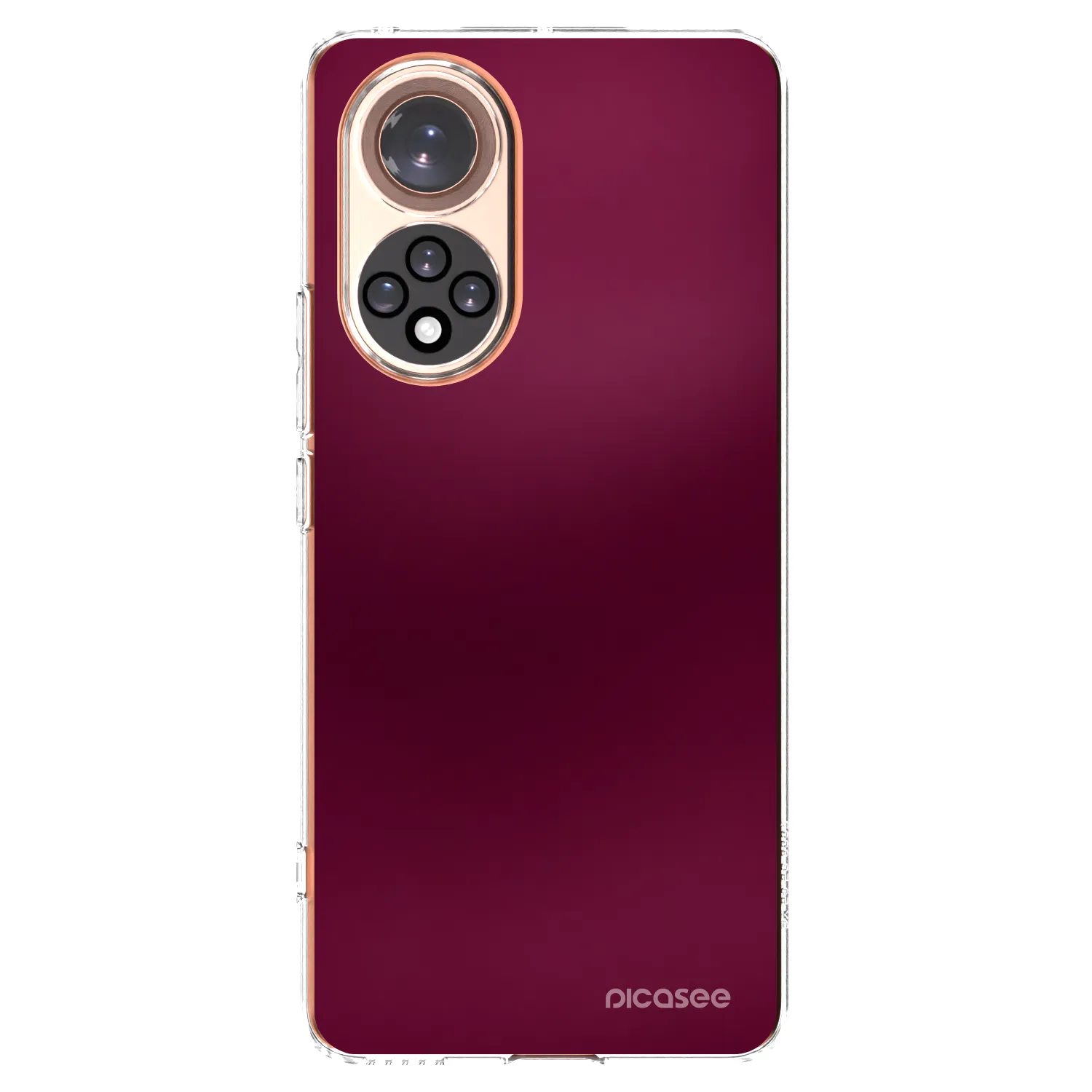 Picasee husă transparentă din silicon pentru Huawei Nova 9 - Velvet Bordeaux