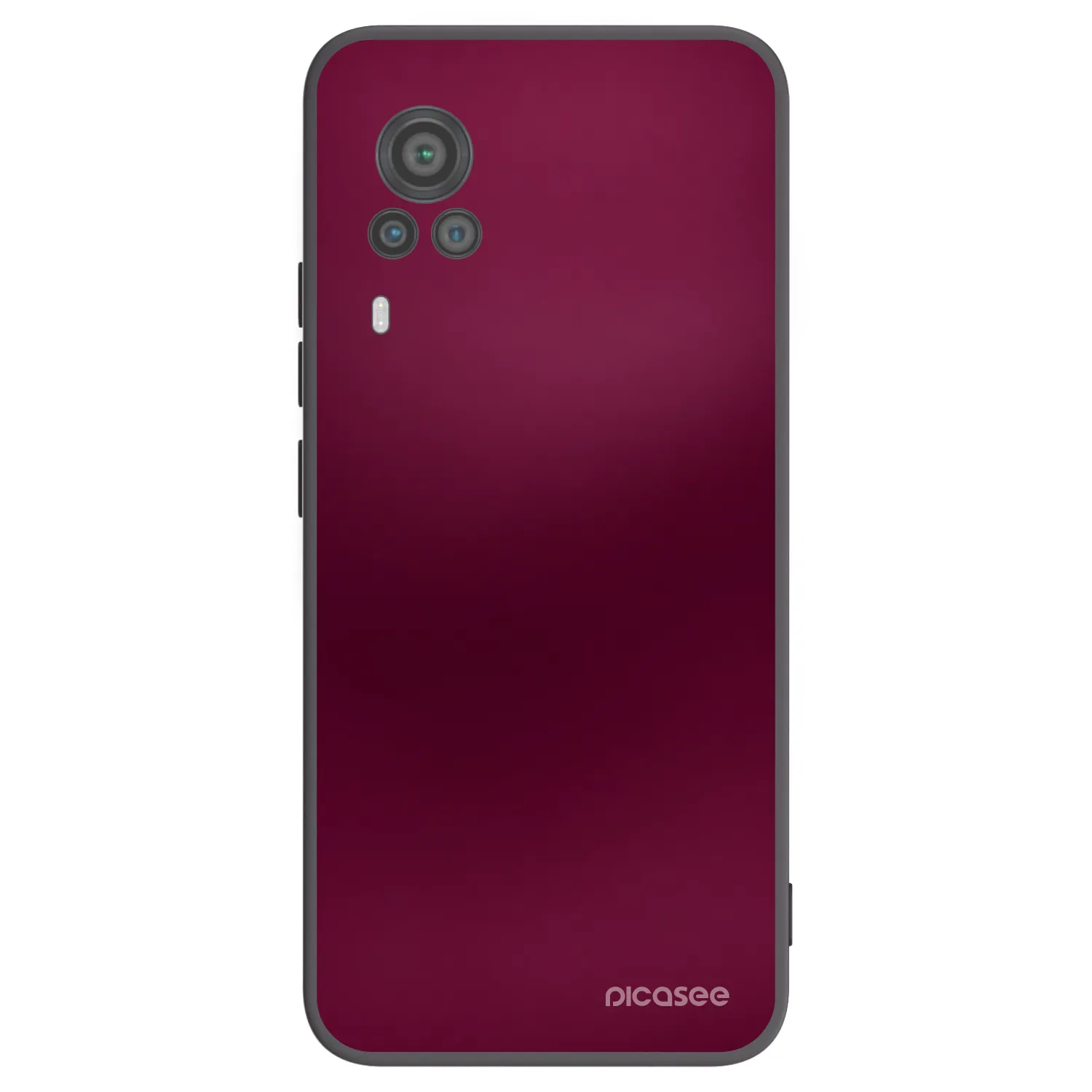 Picasee husă neagră din silicon pentru Vivo X60 Pro 5G - Velvet Bordeaux