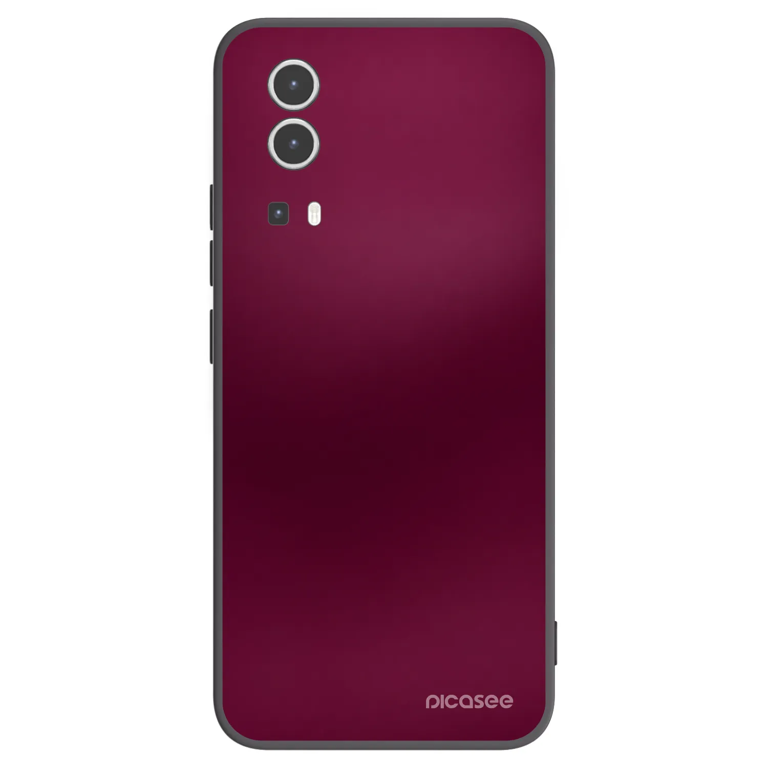 Picasee husă neagră din silicon pentru Vivo Y72 5G - Velvet Bordeaux