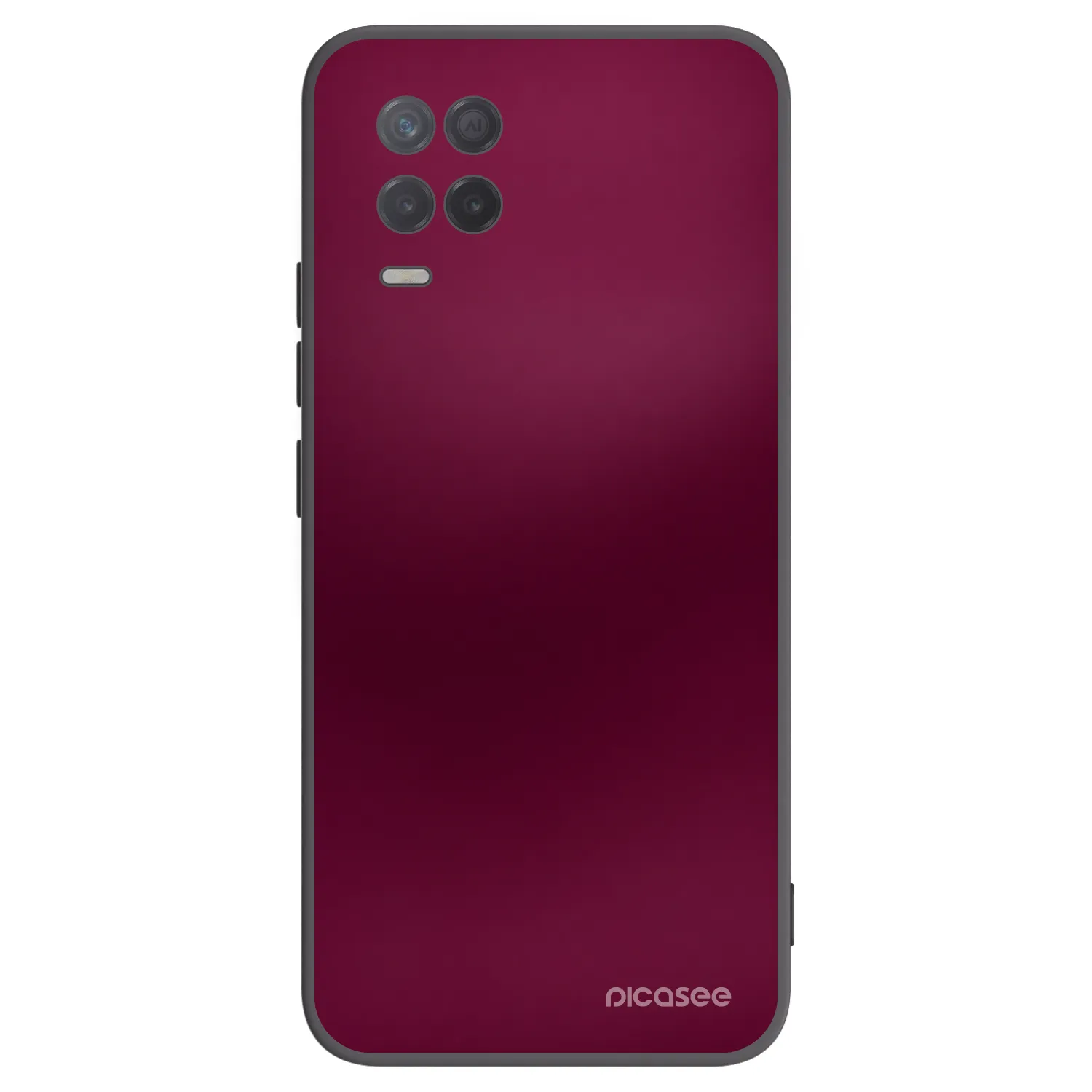 Picasee husă neagră din silicon pentru Realme 8 5G - Velvet Bordeaux