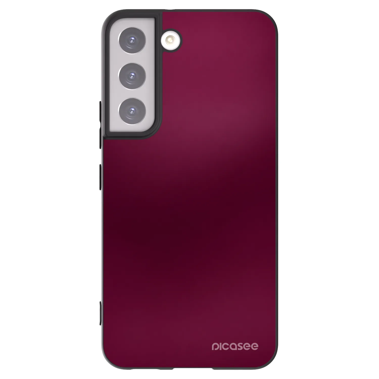 Picasee husă neagră din silicon pentru Samsung Galaxy S22 5G - Velvet Bordeaux