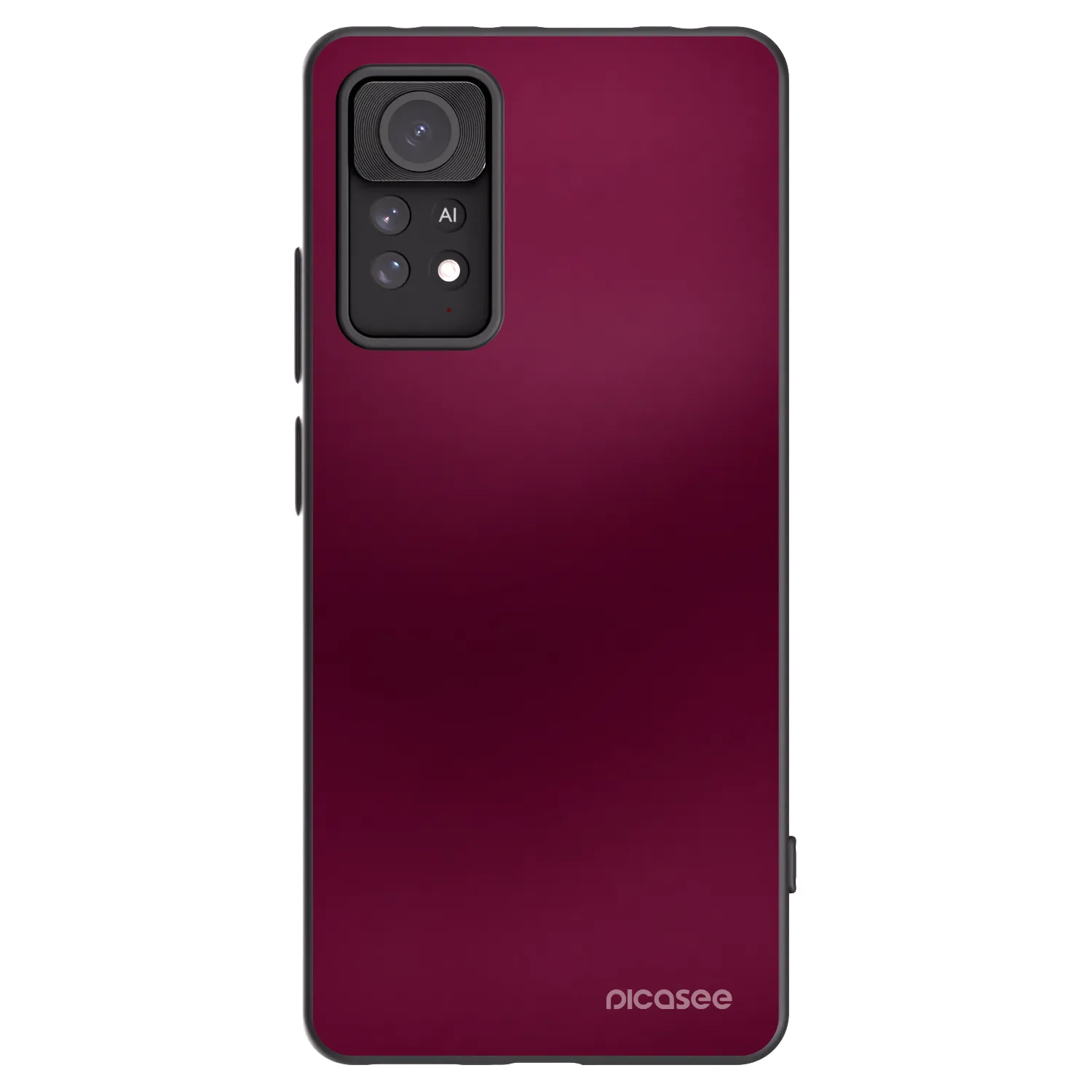 Picasee husă neagră din silicon pentru Xiaomi Redmi Note 11 Pro 5G - Velvet Bordeaux