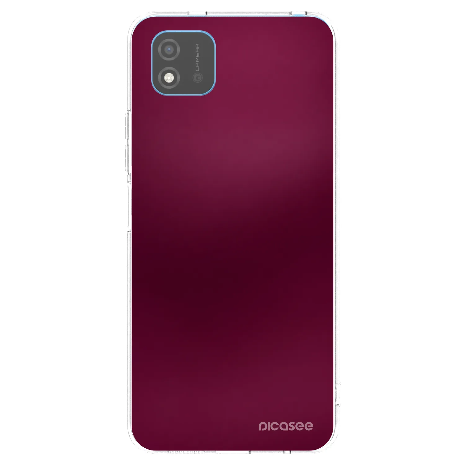 Picasee husă transparentă din silicon pentru Realme C11 (2021) - Velvet Bordeaux