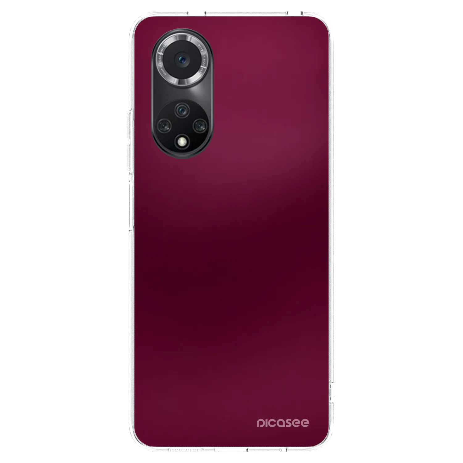 Picasee husă transparentă din silicon pentru Huawei Nova 9 SE - Velvet Bordeaux