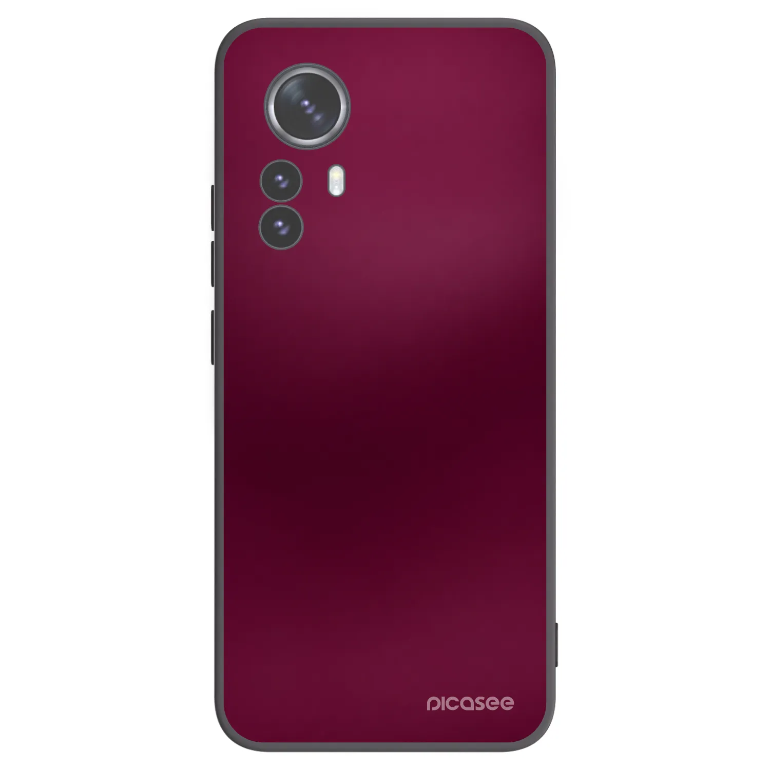 Picasee husă neagră din silicon pentru Xiaomi 12 Pro - Velvet Bordeaux