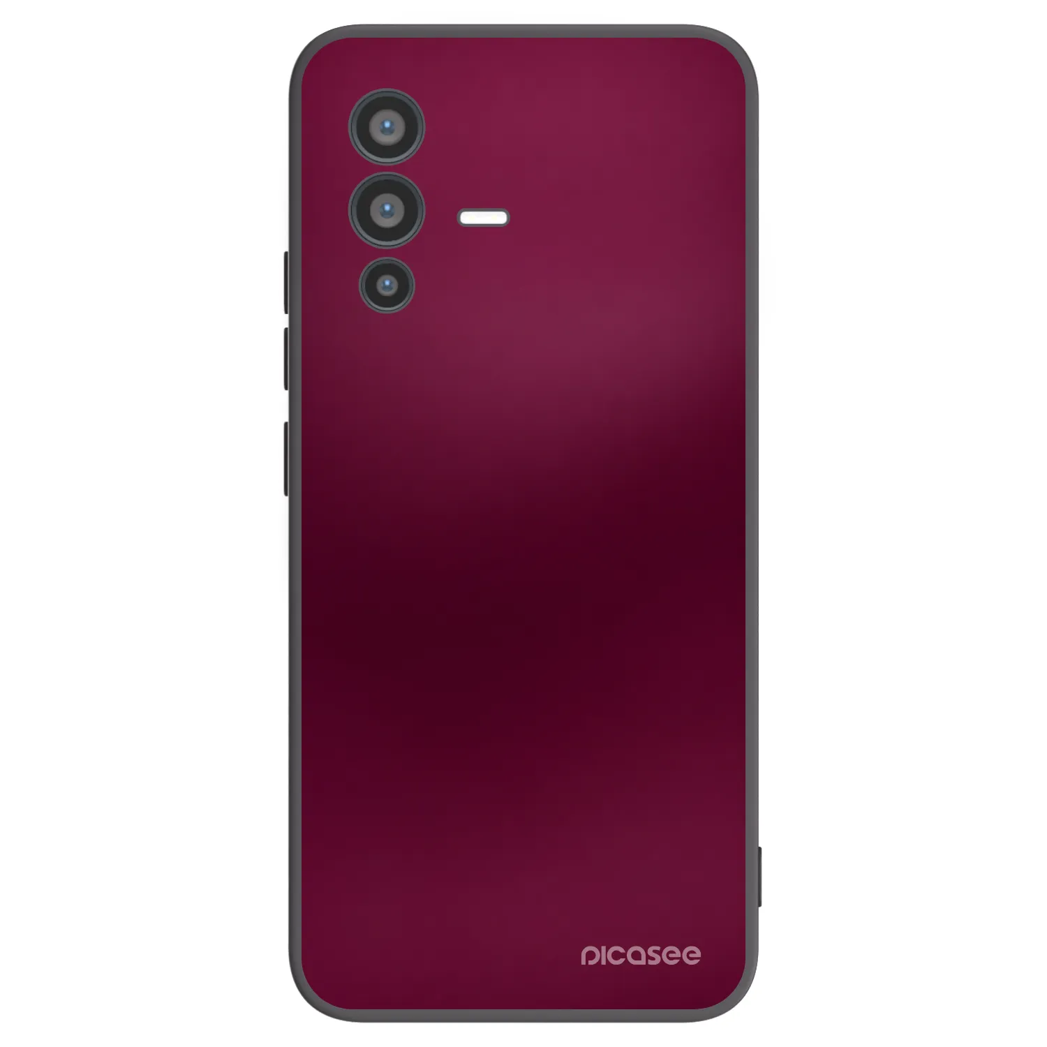 Picasee husă neagră din silicon pentru Vivo V23 5G - Velvet Bordeaux