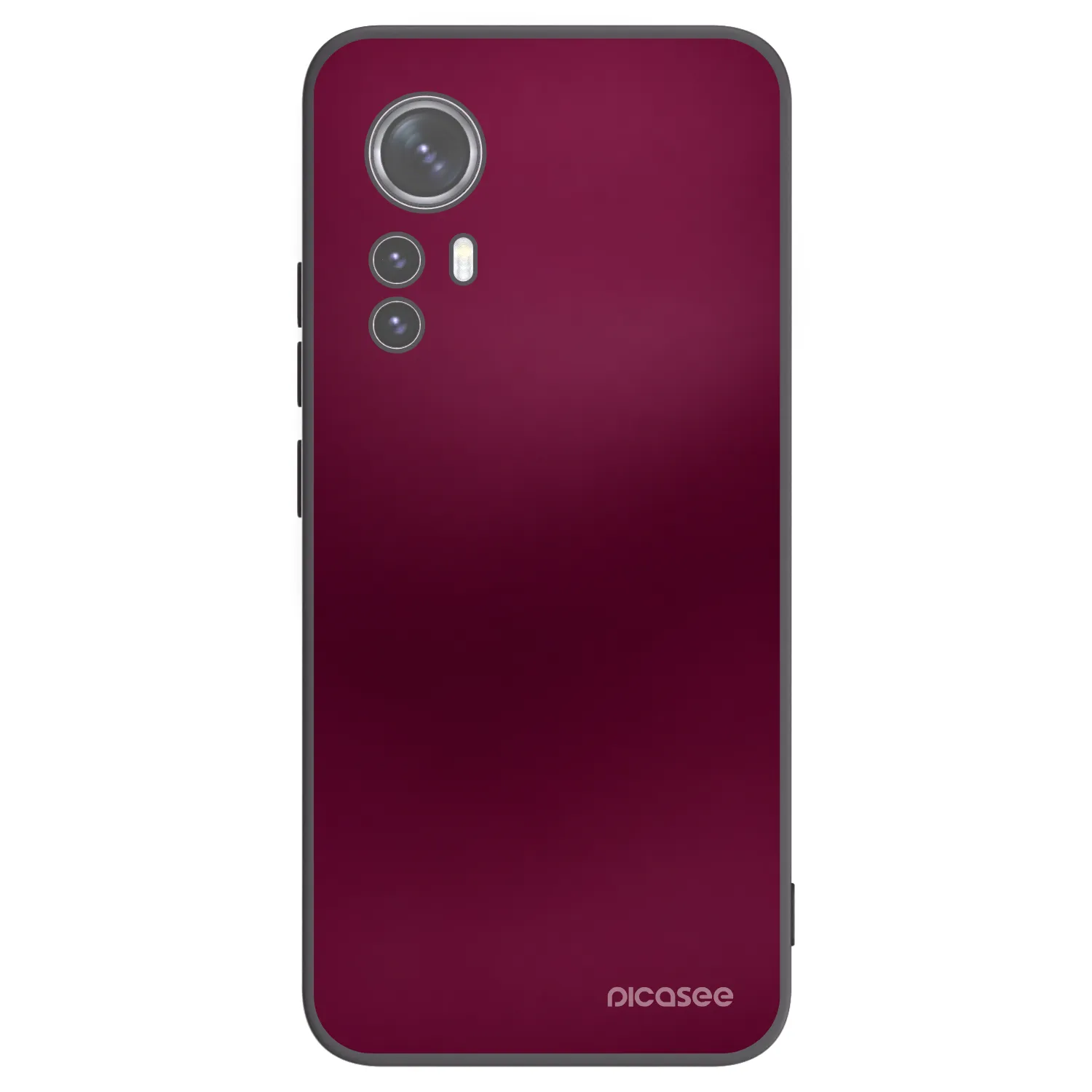 Picasee husă neagră din silicon pentru Xiaomi 12X - Velvet Bordeaux