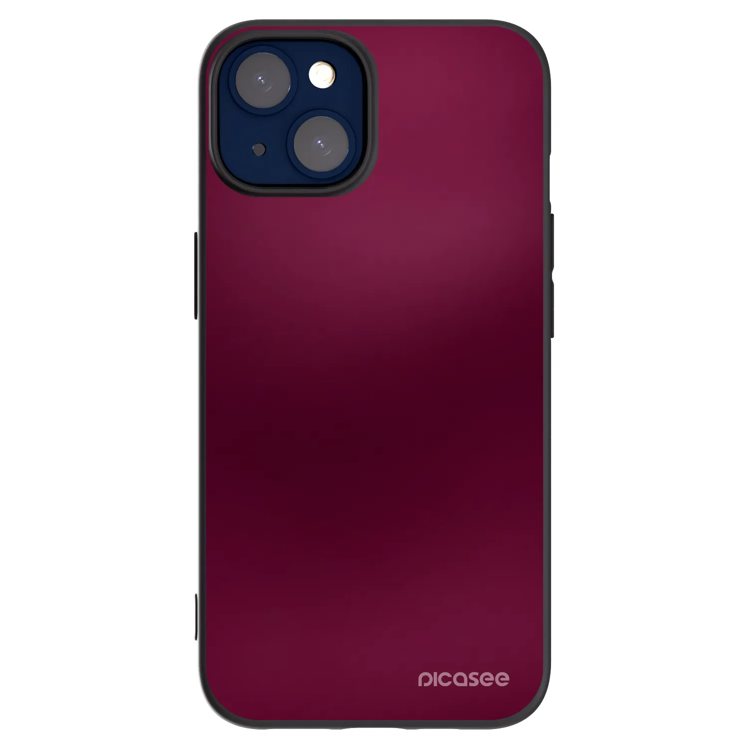 Picasee husă neagră din silicon pentru Apple iPhone 14 - Velvet Bordeaux