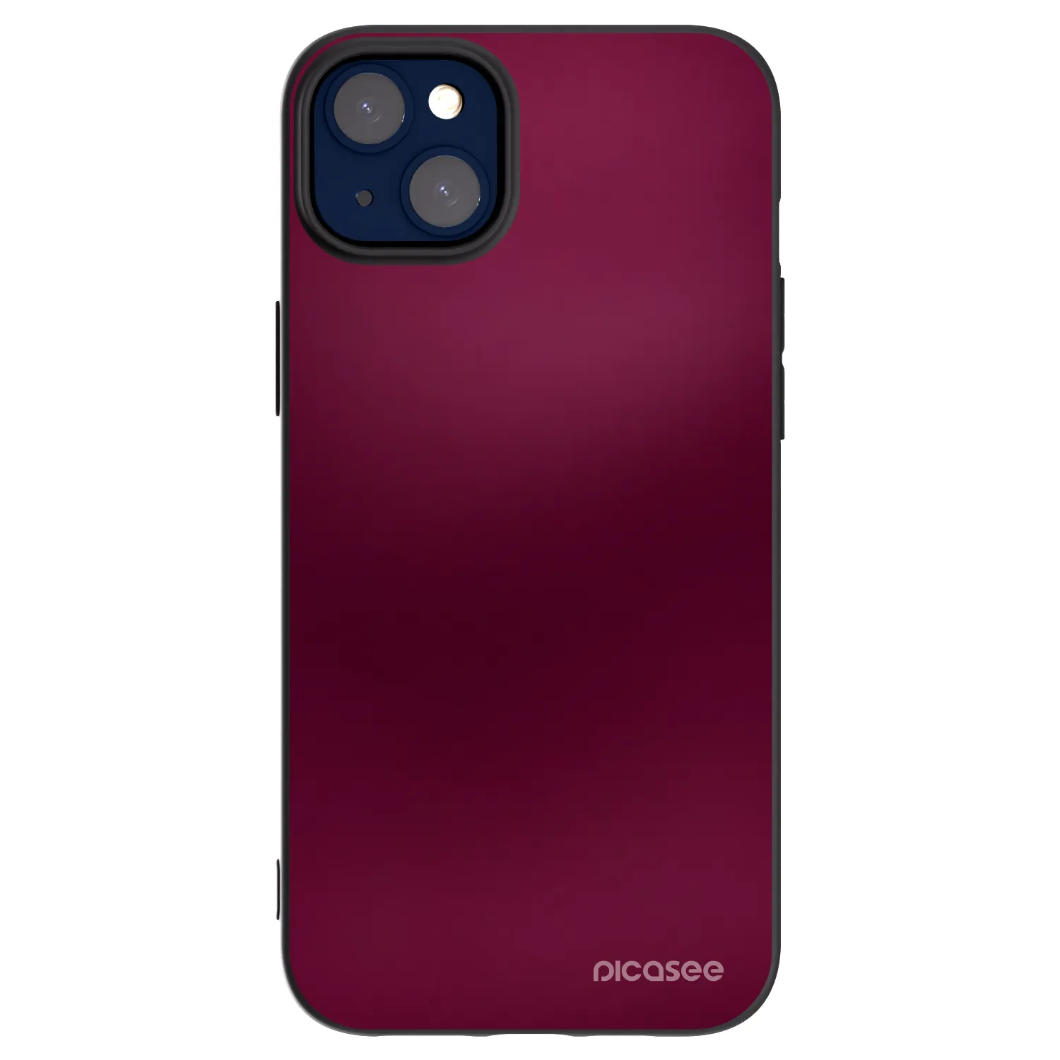 Picasee husă neagră din silicon pentru Apple iPhone 14 Plus - Velvet Bordeaux