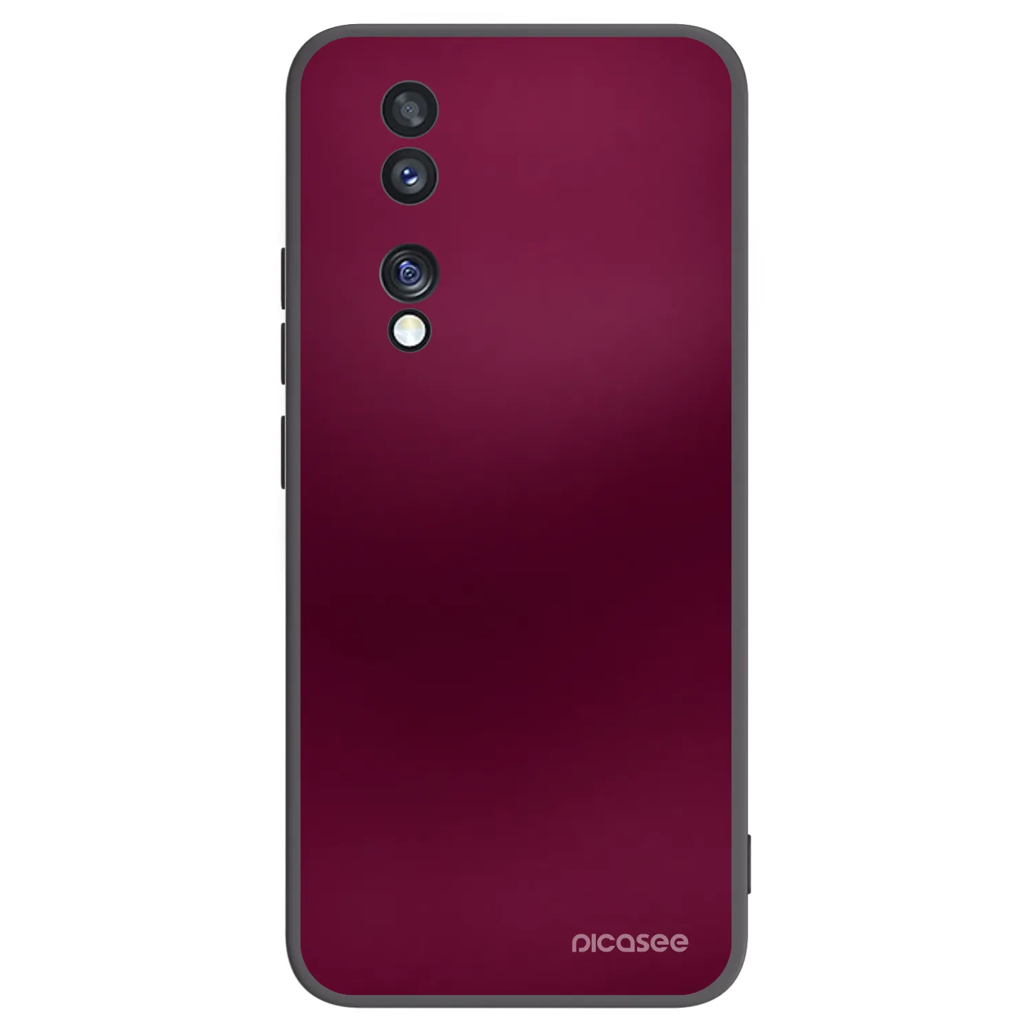 Picasee husă neagră din silicon pentru Honor 70 - Velvet Bordeaux