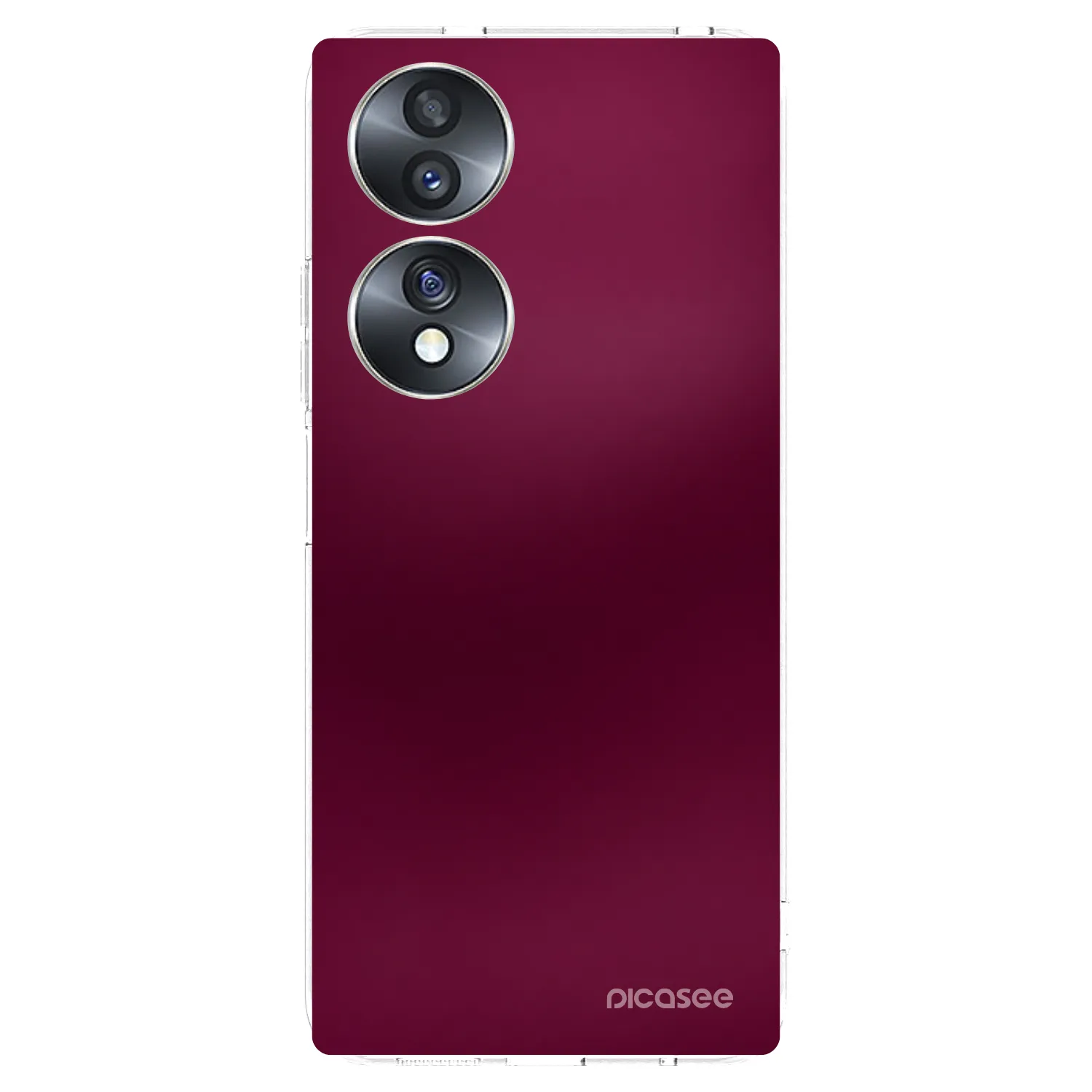 Picasee husă transparentă din silicon pentru Honor 70 - Velvet Bordeaux