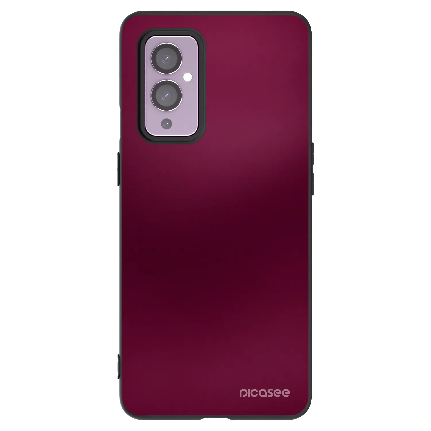 Picasee husă neagră din silicon pentru OnePlus 9 - Velvet Bordeaux