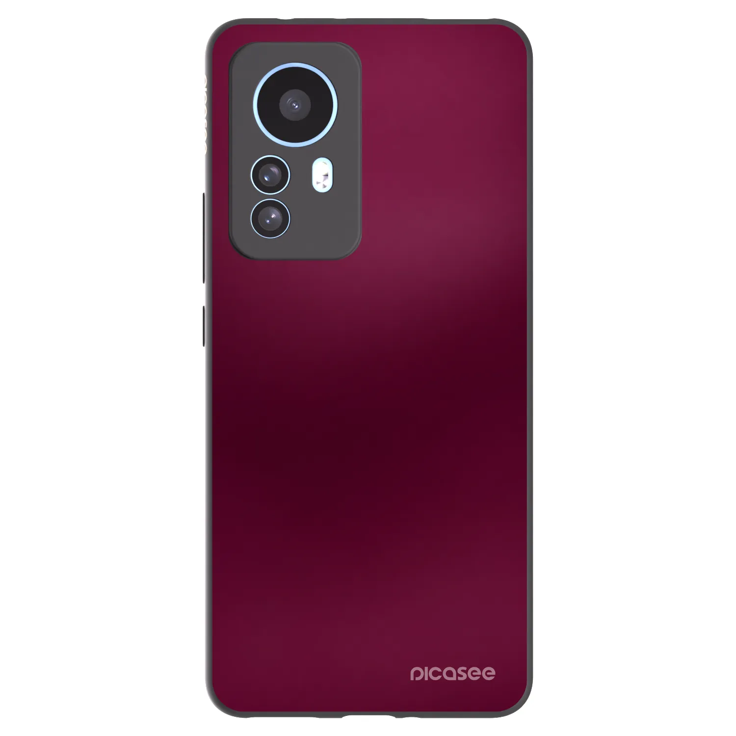Picasee husă neagră din silicon pentru Xiaomi 12T Pro - Velvet Bordeaux