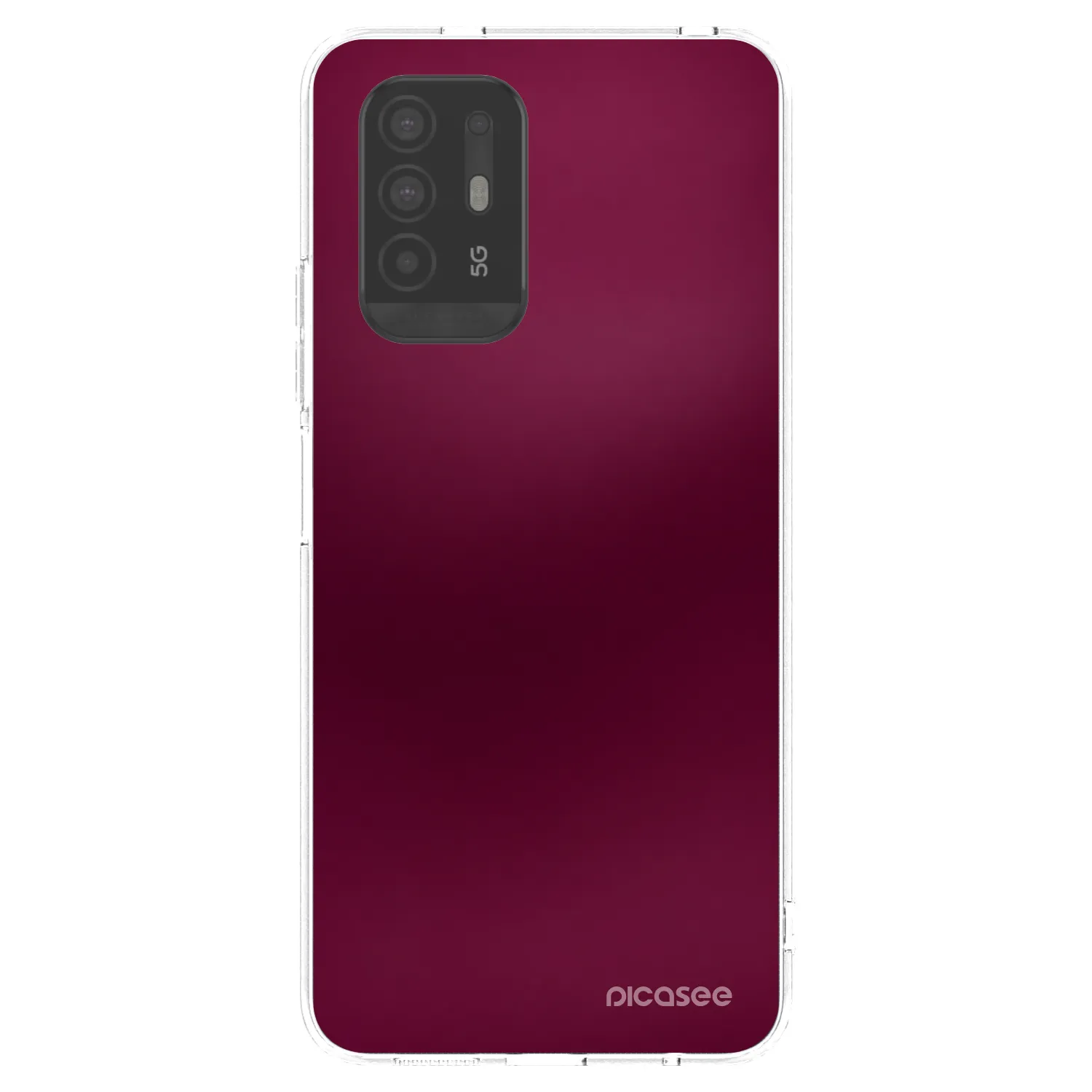 Picasee husă transparentă din silicon pentru OPPO A94 5G - Velvet Bordeaux