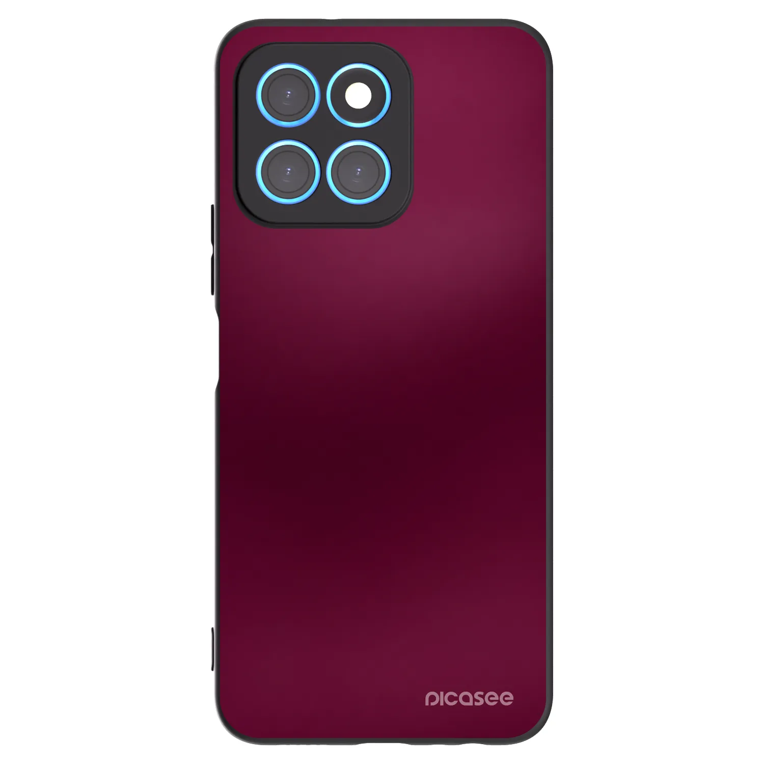Picasee husă neagră din silicon pentru Honor X6 - Velvet Bordeaux