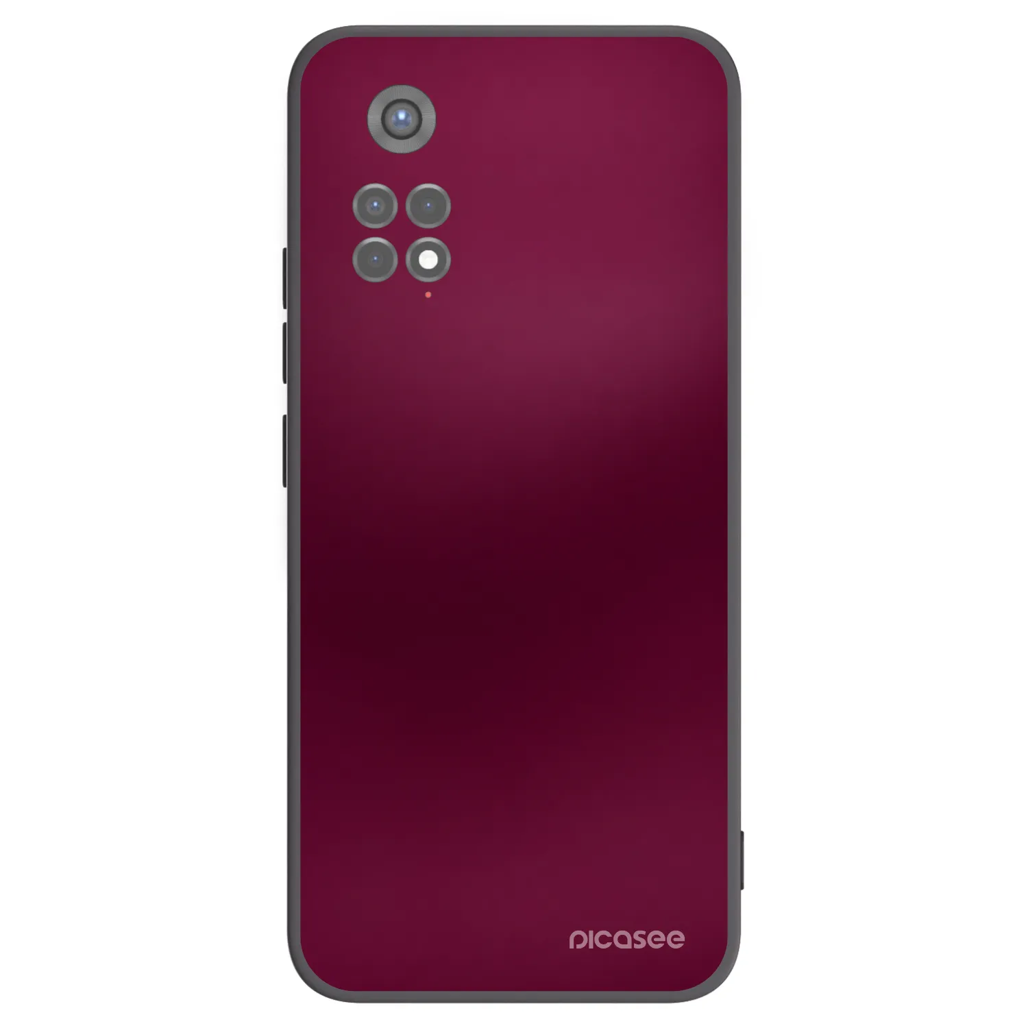 Picasee husă neagră din silicon pentru Xiaomi Redmi Note 11S 5G - Velvet Bordeaux