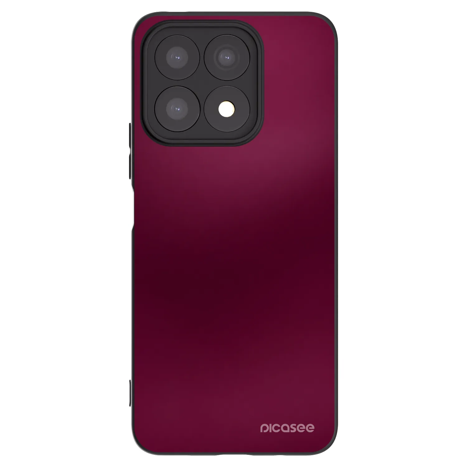 Picasee husă neagră din silicon pentru Honor X8a - Velvet Bordeaux