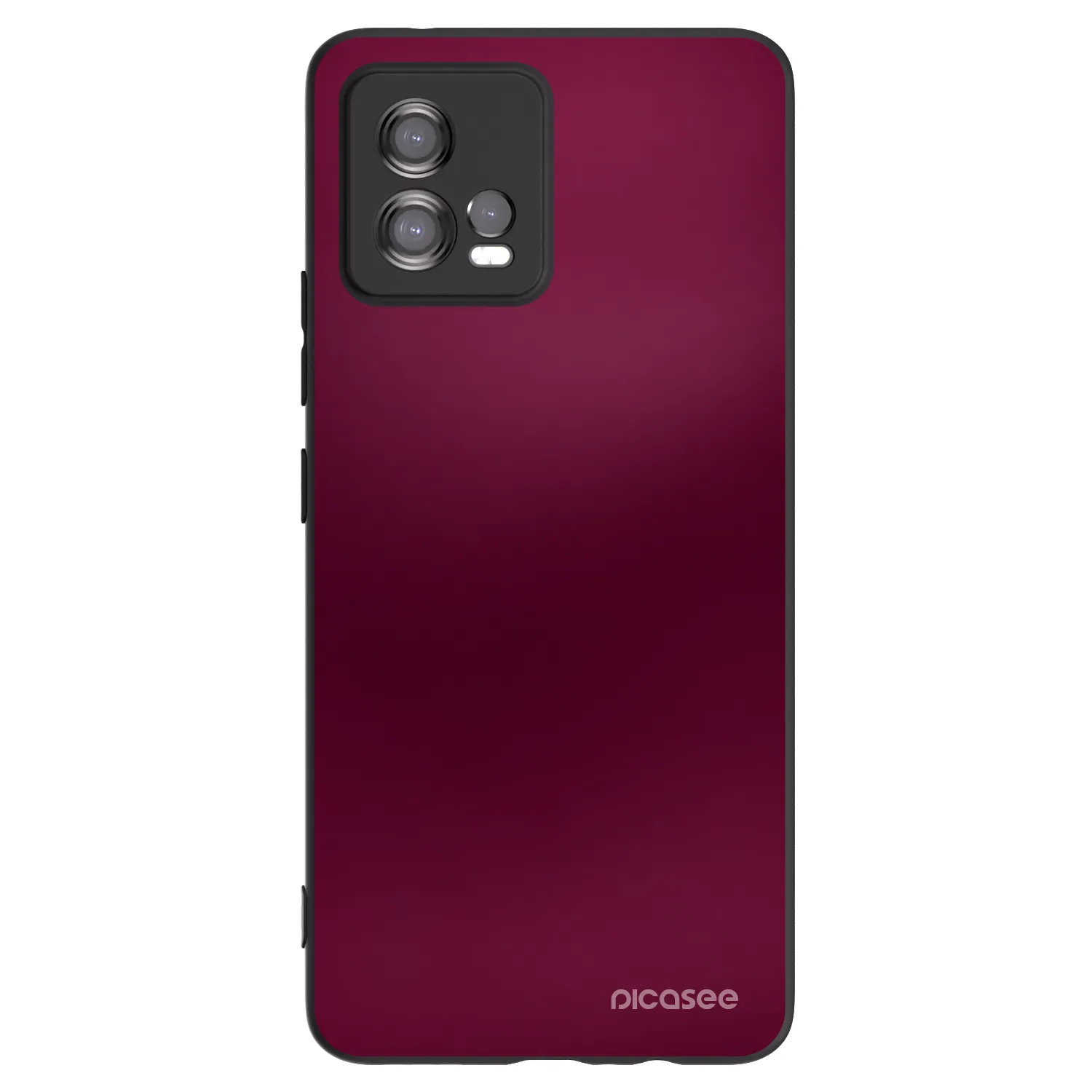 Picasee husă neagră din silicon pentru Motorola Moto G72 - Velvet Bordeaux
