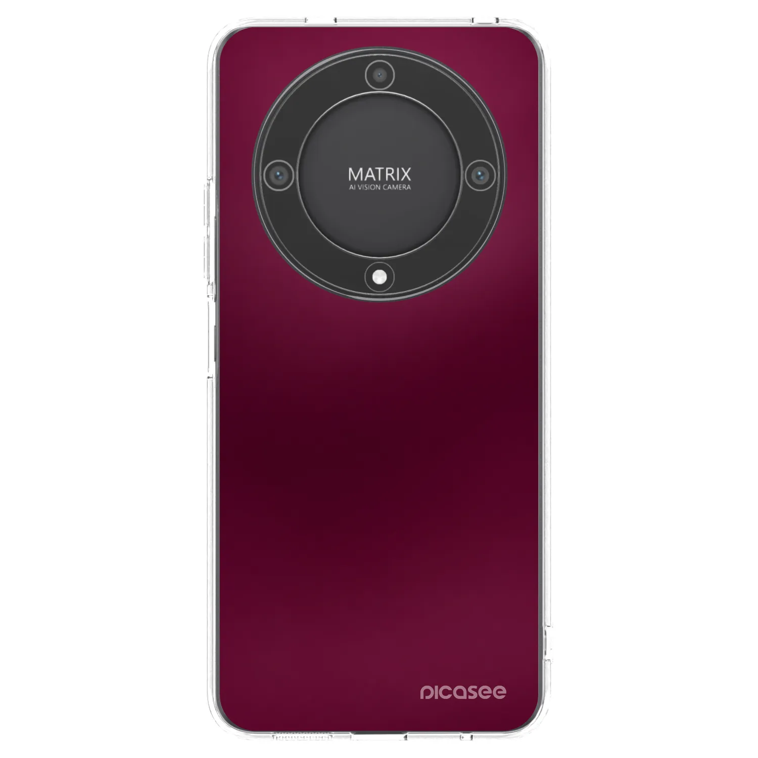 Picasee husă transparentă din silicon pentru Honor Magic5 Lite 5G - Velvet Bordeaux