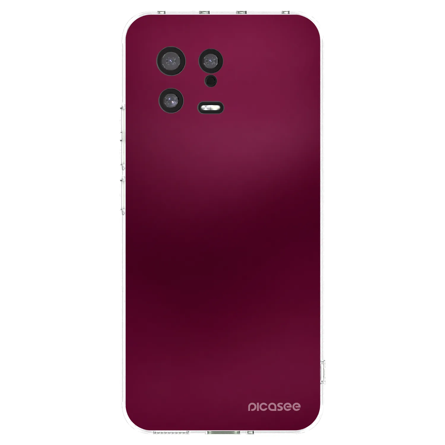 Picasee husă transparentă din silicon pentru Xiaomi 13 - Velvet Bordeaux