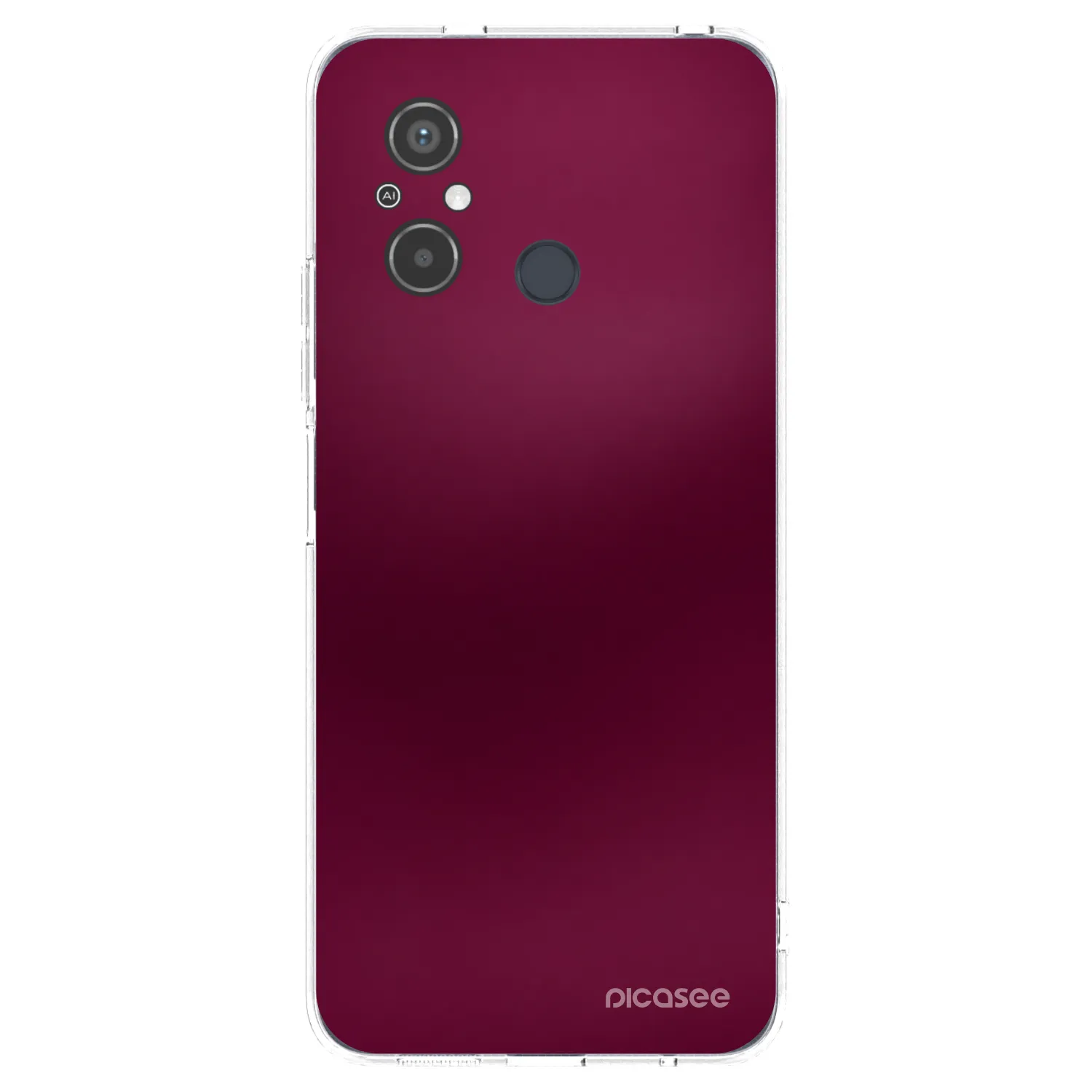 Picasee husă transparentă din silicon pentru Xiaomi Redmi 12C - Velvet Bordeaux