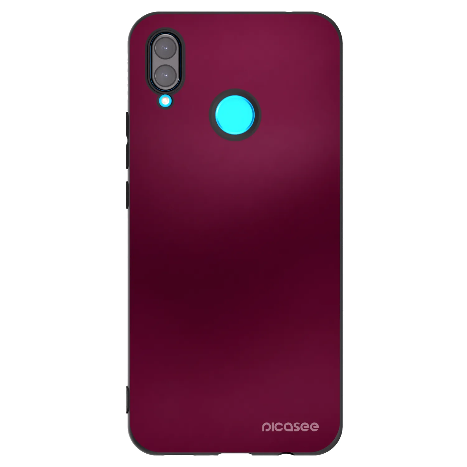 Picasee husă neagră din silicon pentru Huawei Nova 3 - Velvet Bordeaux