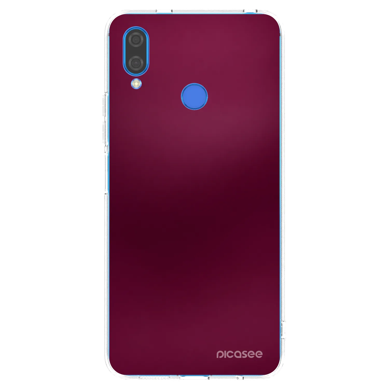 Picasee husă transparentă din silicon pentru Huawei Nova 3i - Velvet Bordeaux