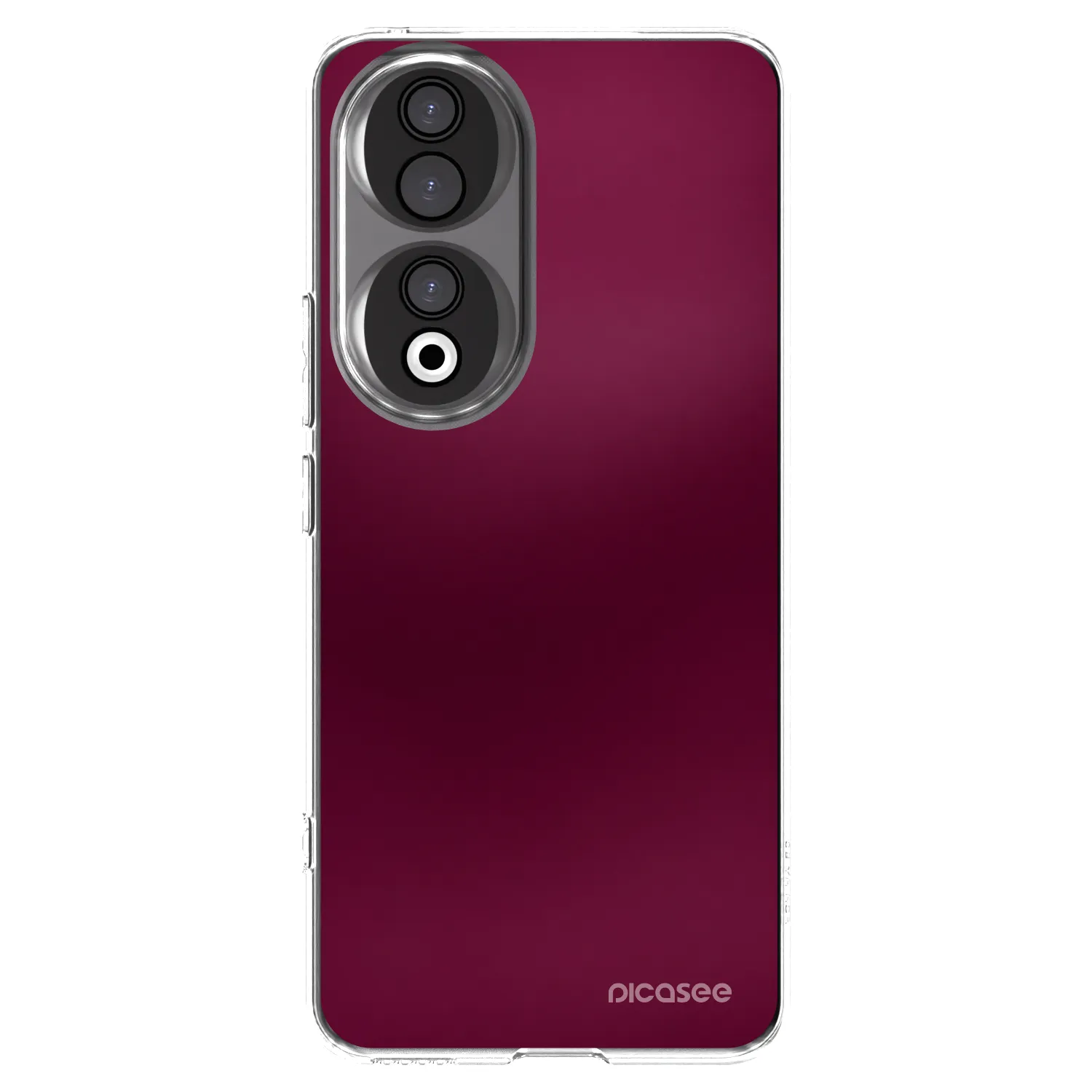 Picasee husă transparentă din silicon pentru Honor 90 5G - Velvet Bordeaux