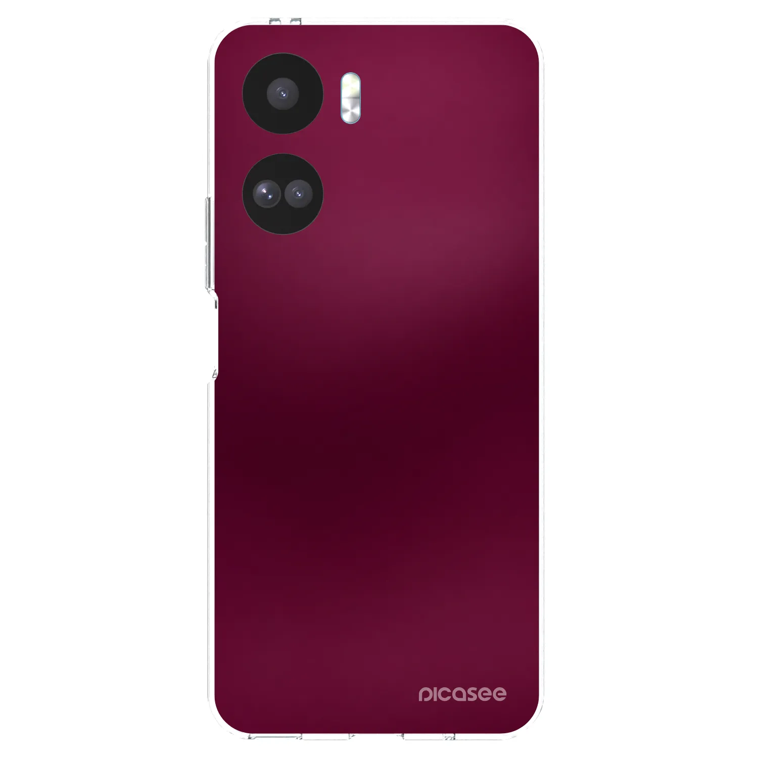 Picasee husă transparentă din silicon pentru Honor 90 Lite 5G - Velvet Bordeaux