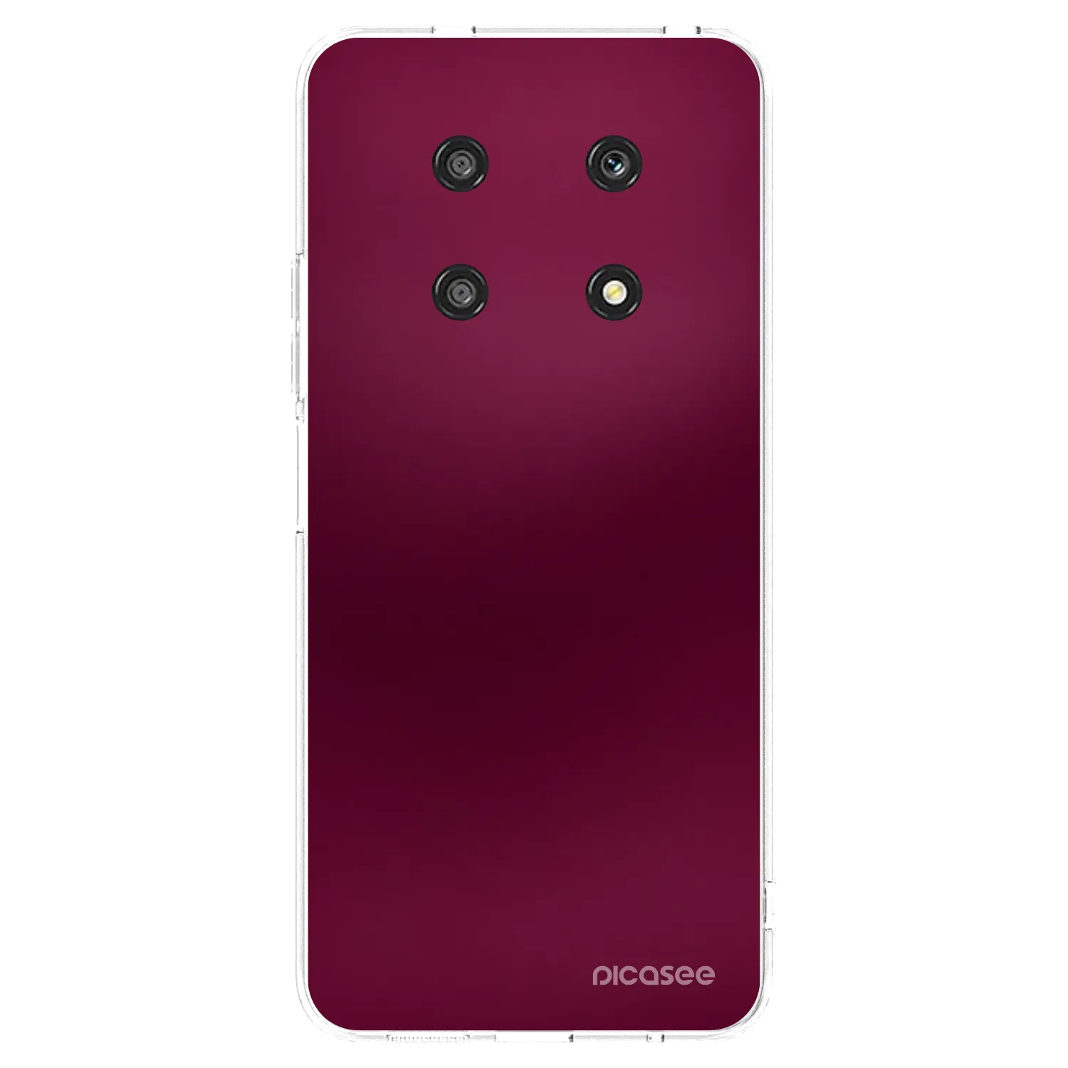 Picasee husă transparentă din silicon pentru Honor Magic4 Lite 5G - Velvet Bordeaux