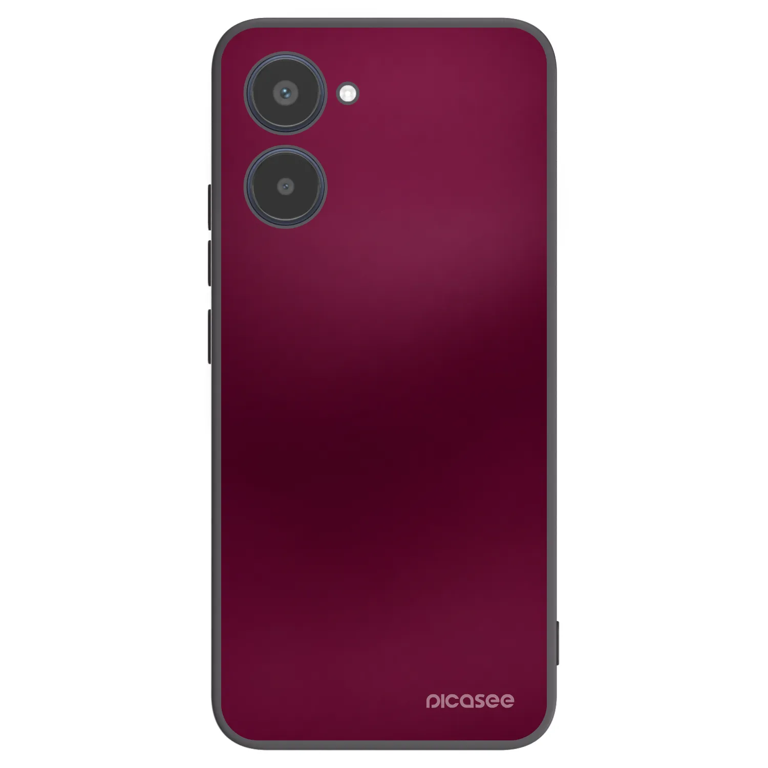 Picasee husă neagră din silicon pentru Realme 10 4G - Velvet Bordeaux