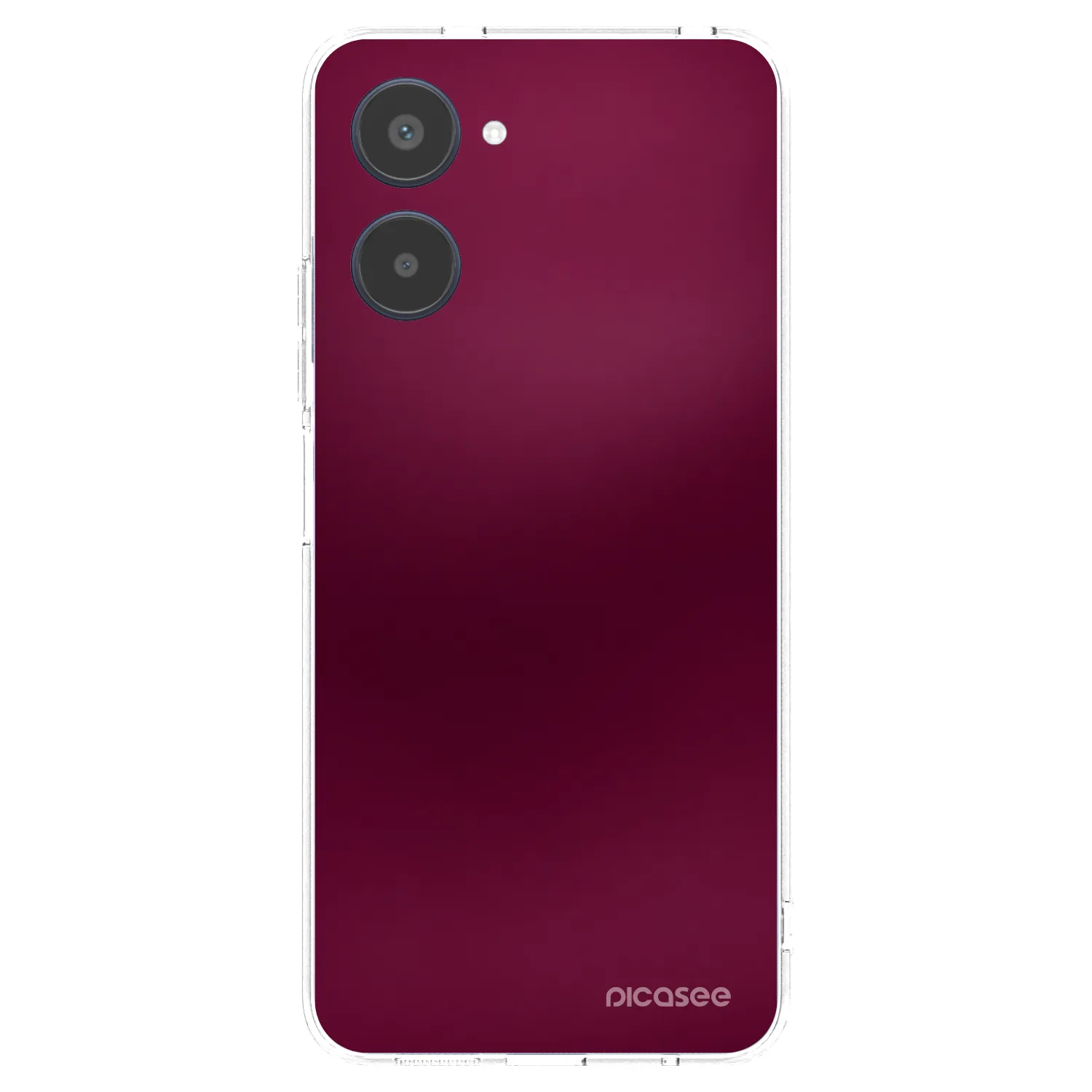 Picasee husă transparentă din silicon pentru Realme 10 4G - Velvet Bordeaux