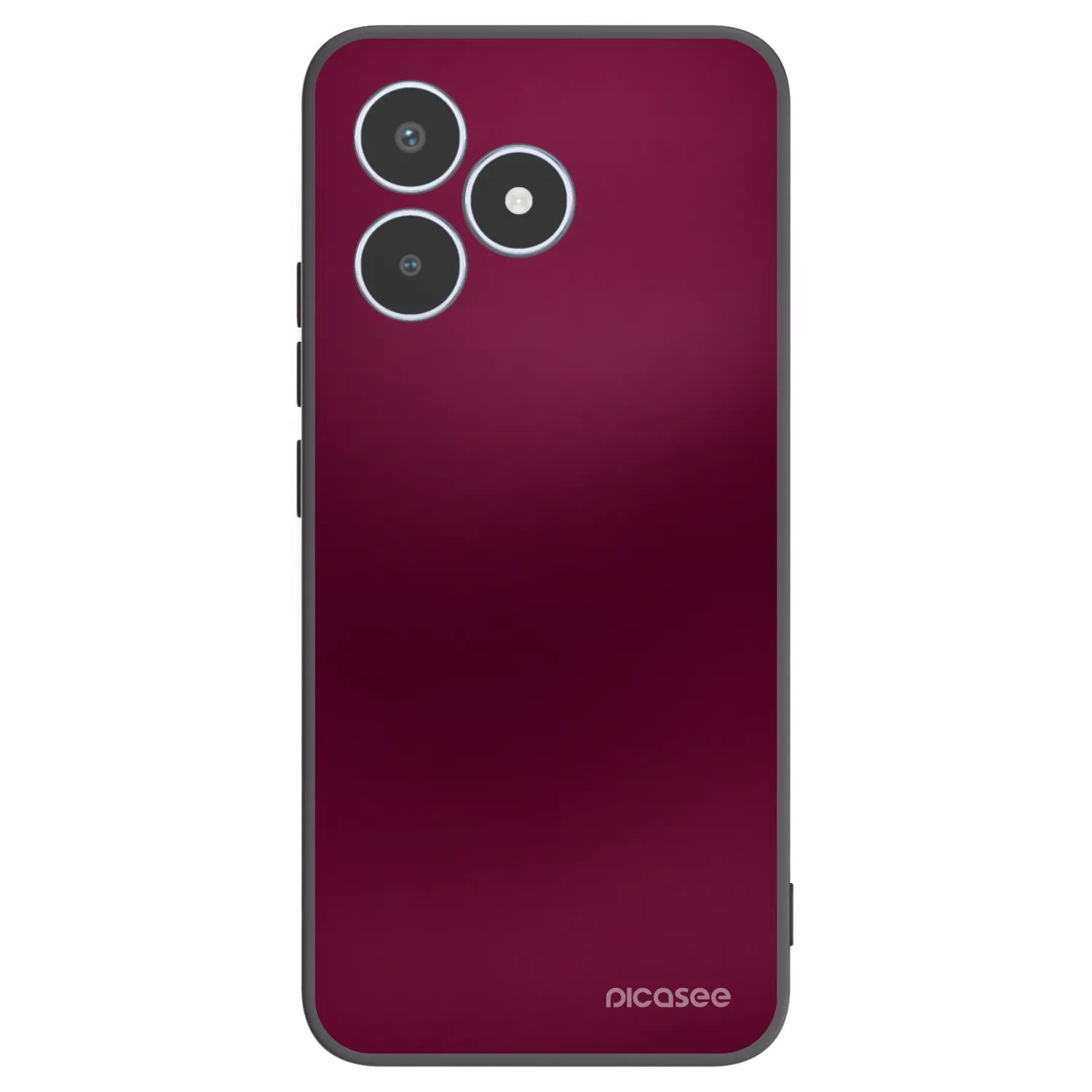 Picasee husă neagră din silicon pentru Realme C53 - Velvet Bordeaux