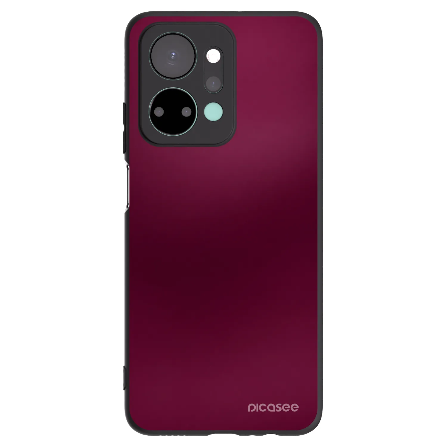 Picasee husă neagră din silicon pentru Honor X7a - Velvet Bordeaux