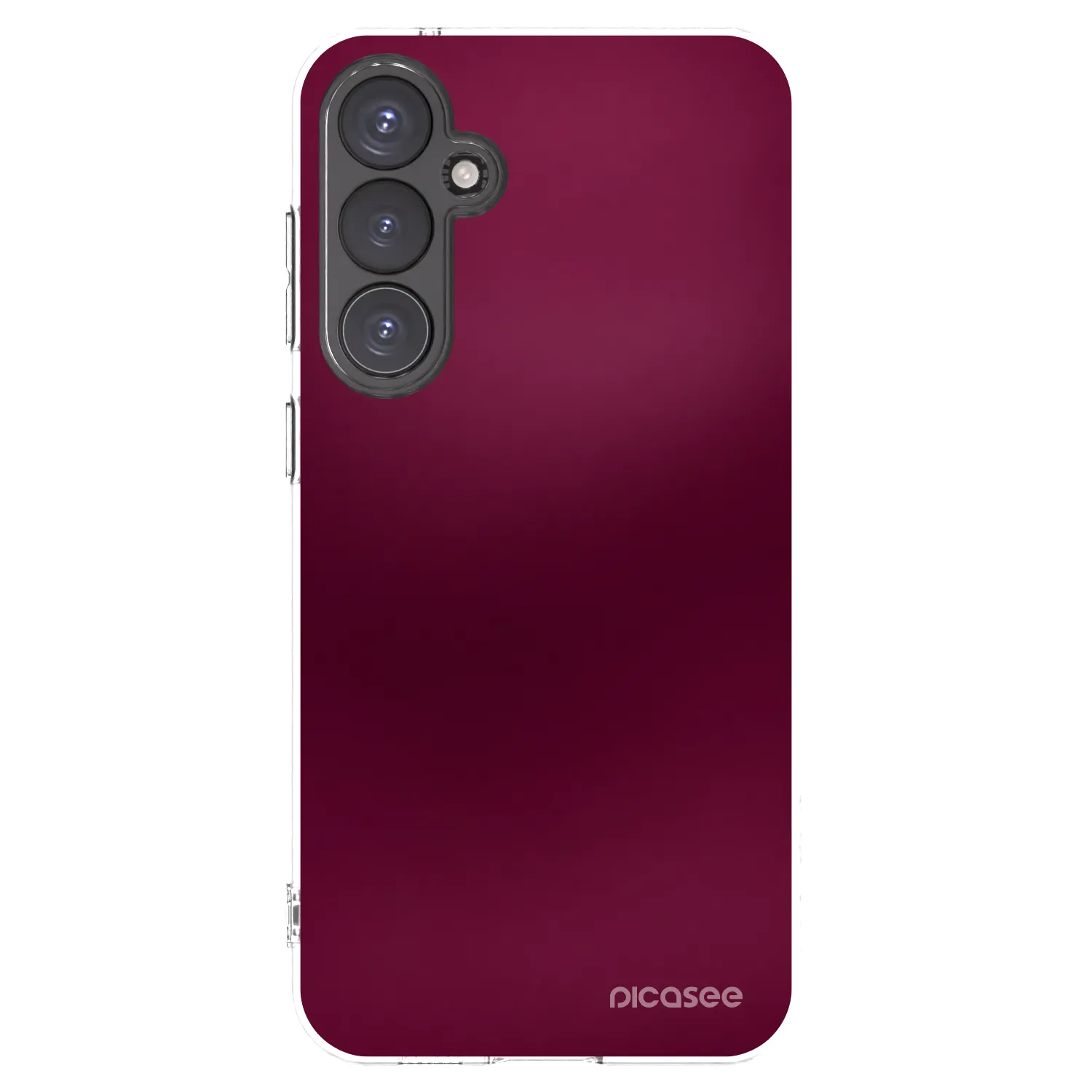 Picasee husă transparentă din silicon pentru Samsung Galaxy S23 FE S711B - Velvet Bordeaux