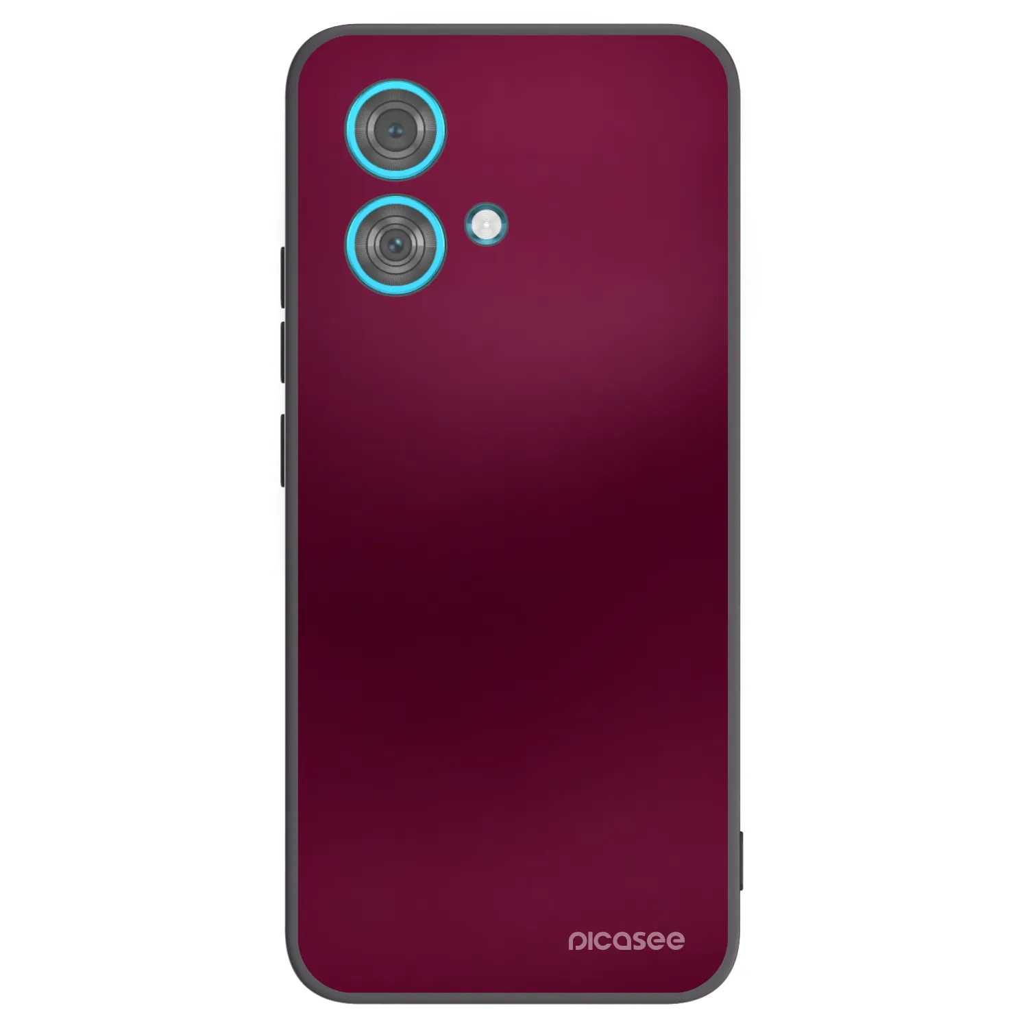 Picasee husă neagră din silicon pentru Motorola Edge 40 Neo - Velvet Bordeaux