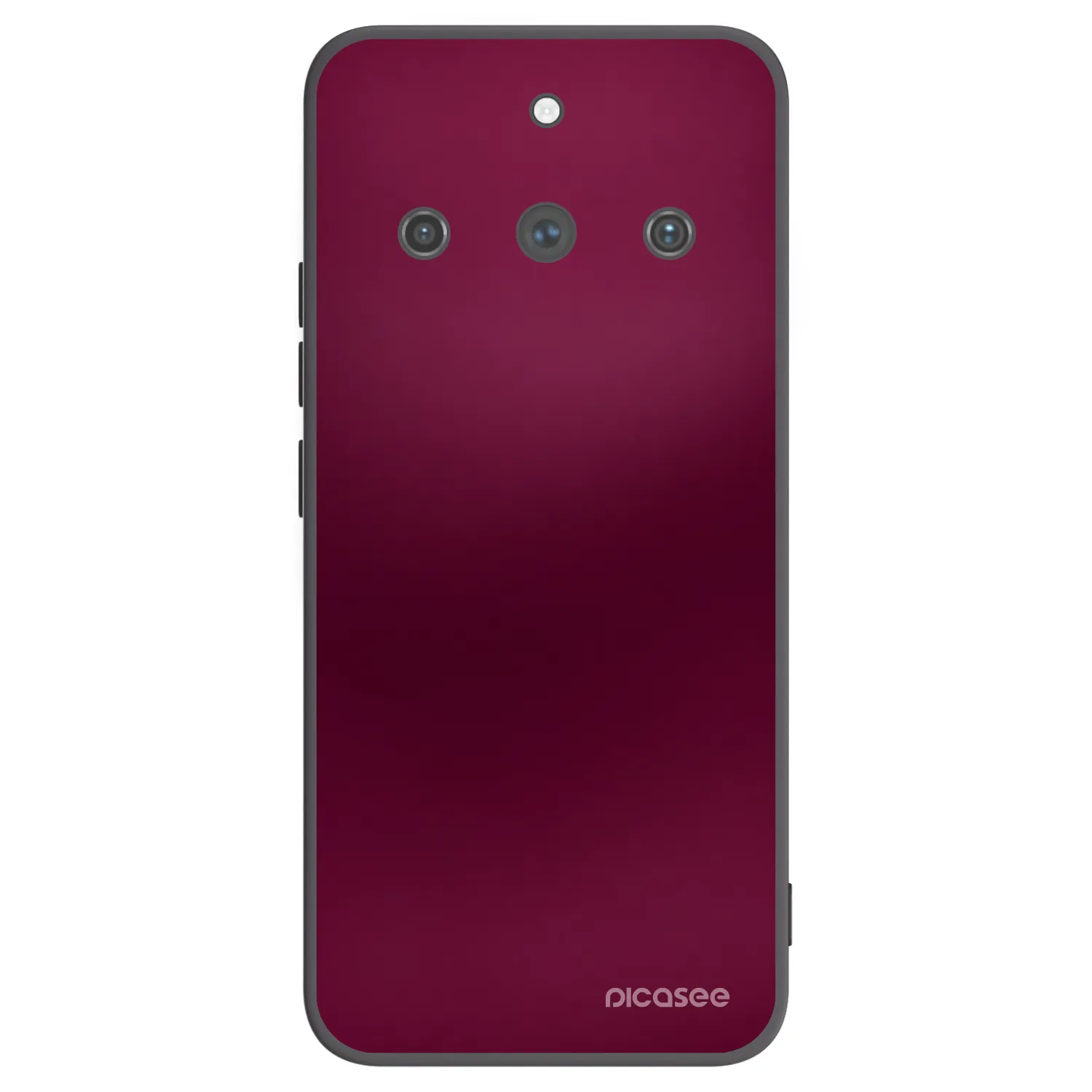 Picasee husă neagră din silicon pentru Realme 11 Pro+ - Velvet Bordeaux